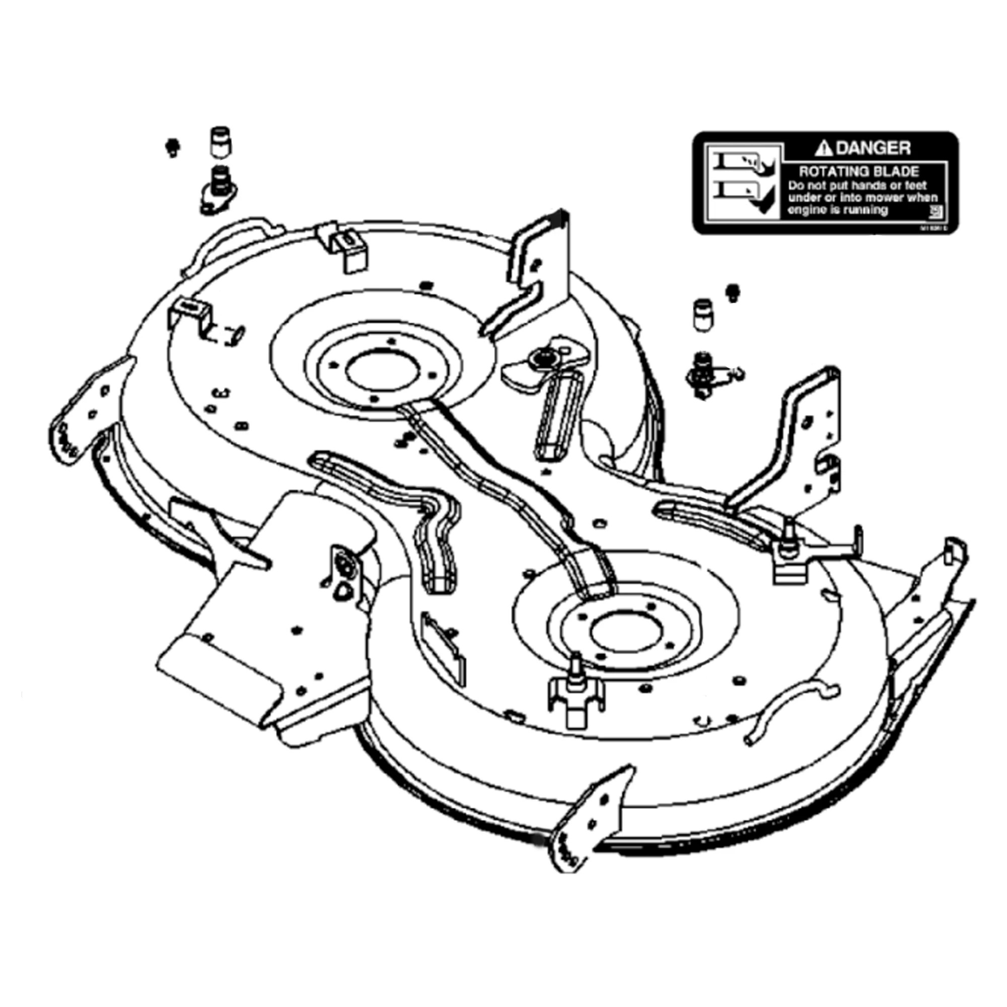 John Deere Mower Deck - AM140448