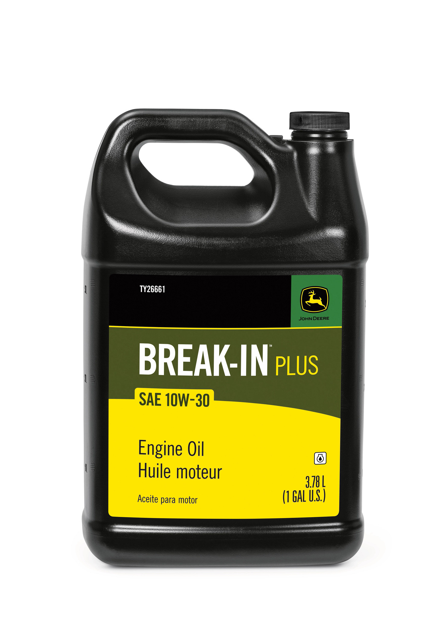 John Deere Engine Oil, Break-In™ Plus, SAE 10W-30, 3.78 Liter (1 Gallon) - TY26661