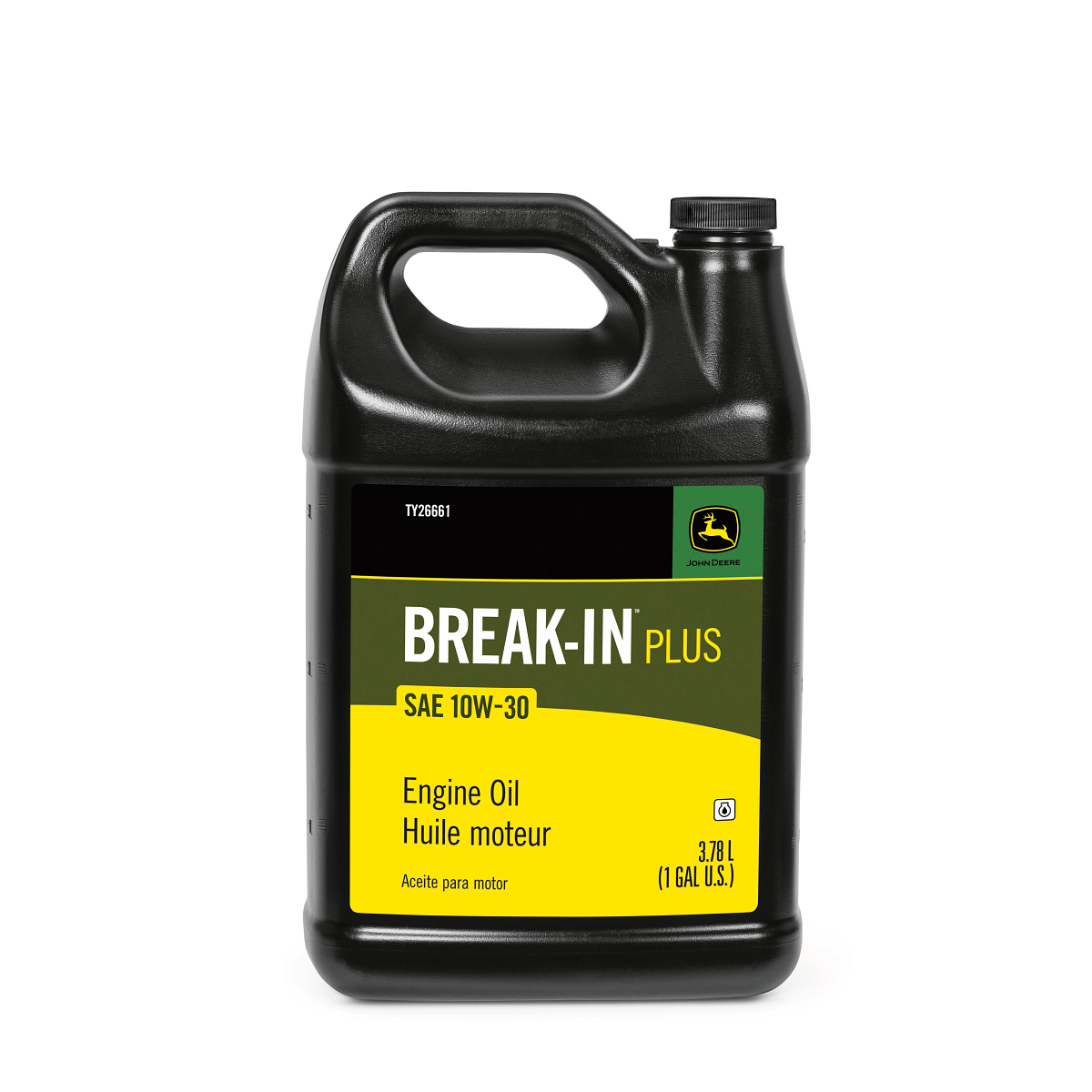 John Deere Engine Oil, Break-In™ Plus, SAE 10W-30, 3.78 Liter (1 Gallon) - TY26661