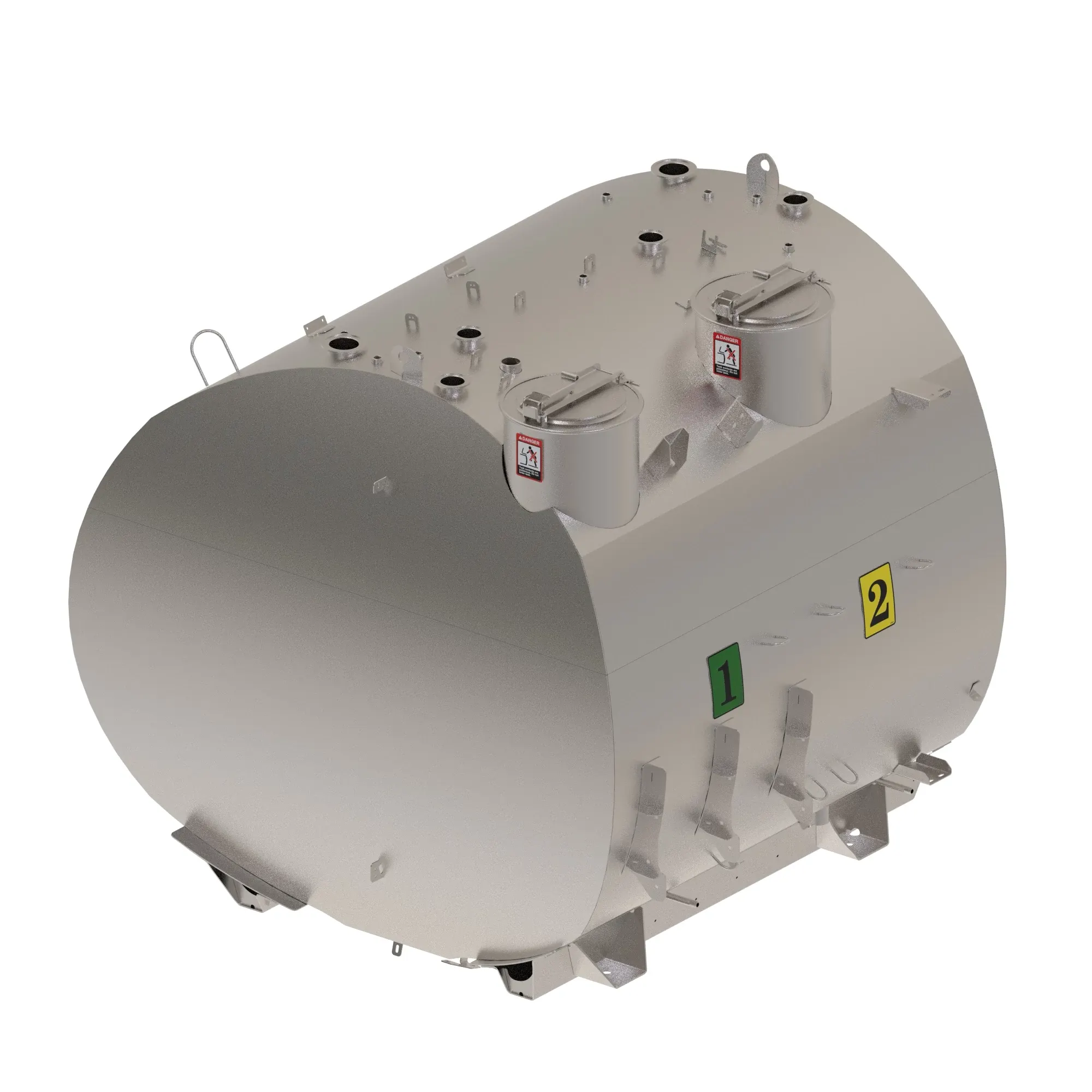SOLUTION 1600 GAL SS WITH FITTINGS - DUAL PRODUCT