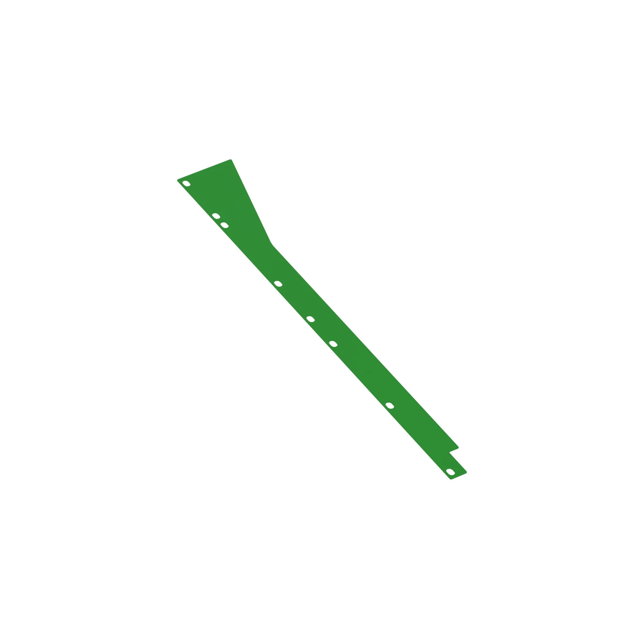 John Deere Front Separator Door Seal Sheet, Left Side - HXE141279