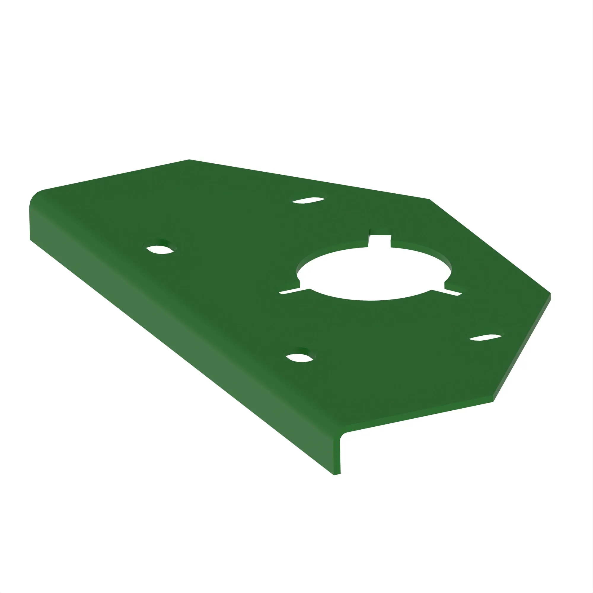 John Deere Lower Clean Grain Cross Auge Plate - HXE37811