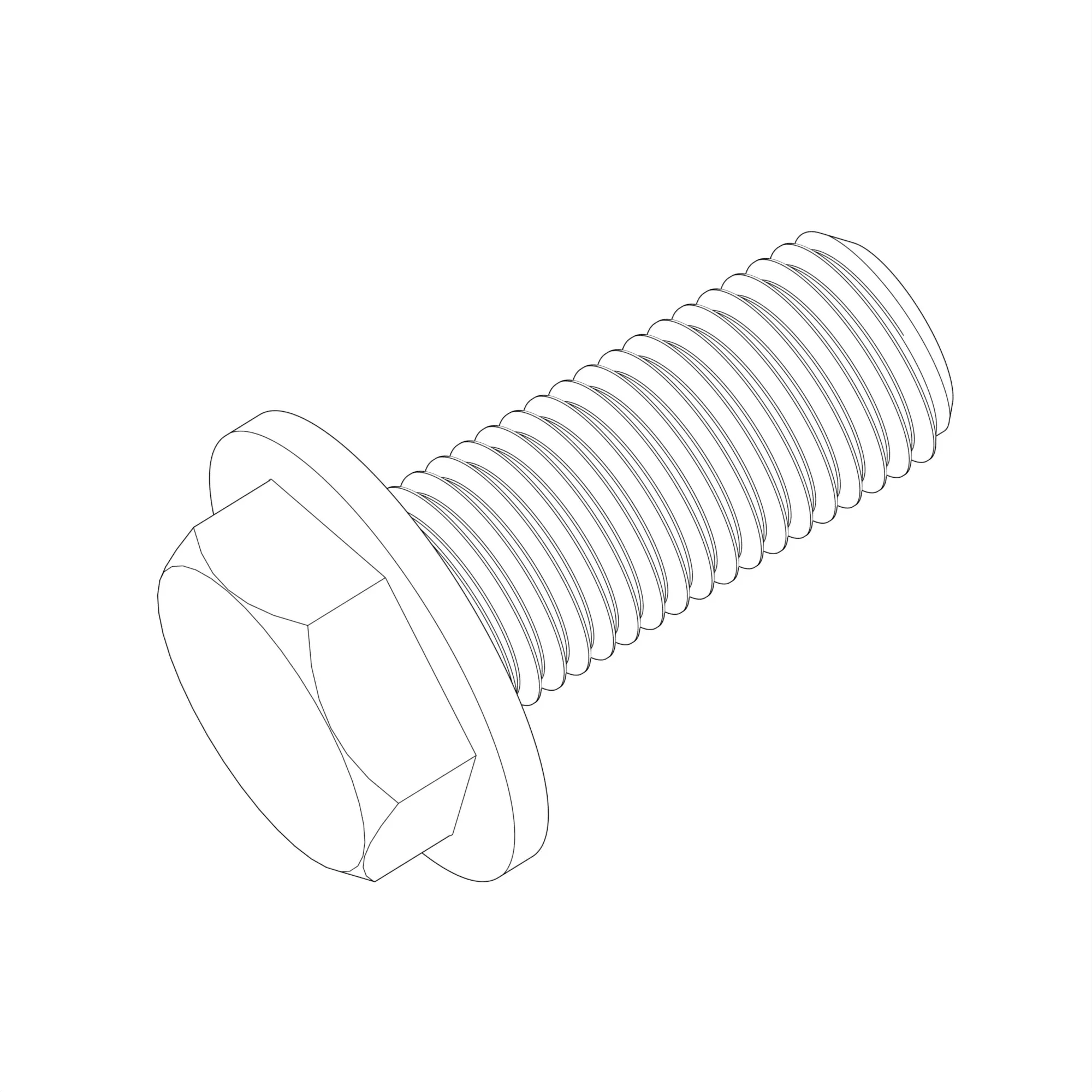 John Deere Screw with Washer, 6.350 X 20 mm (1/4" X 0.787") - RE32140