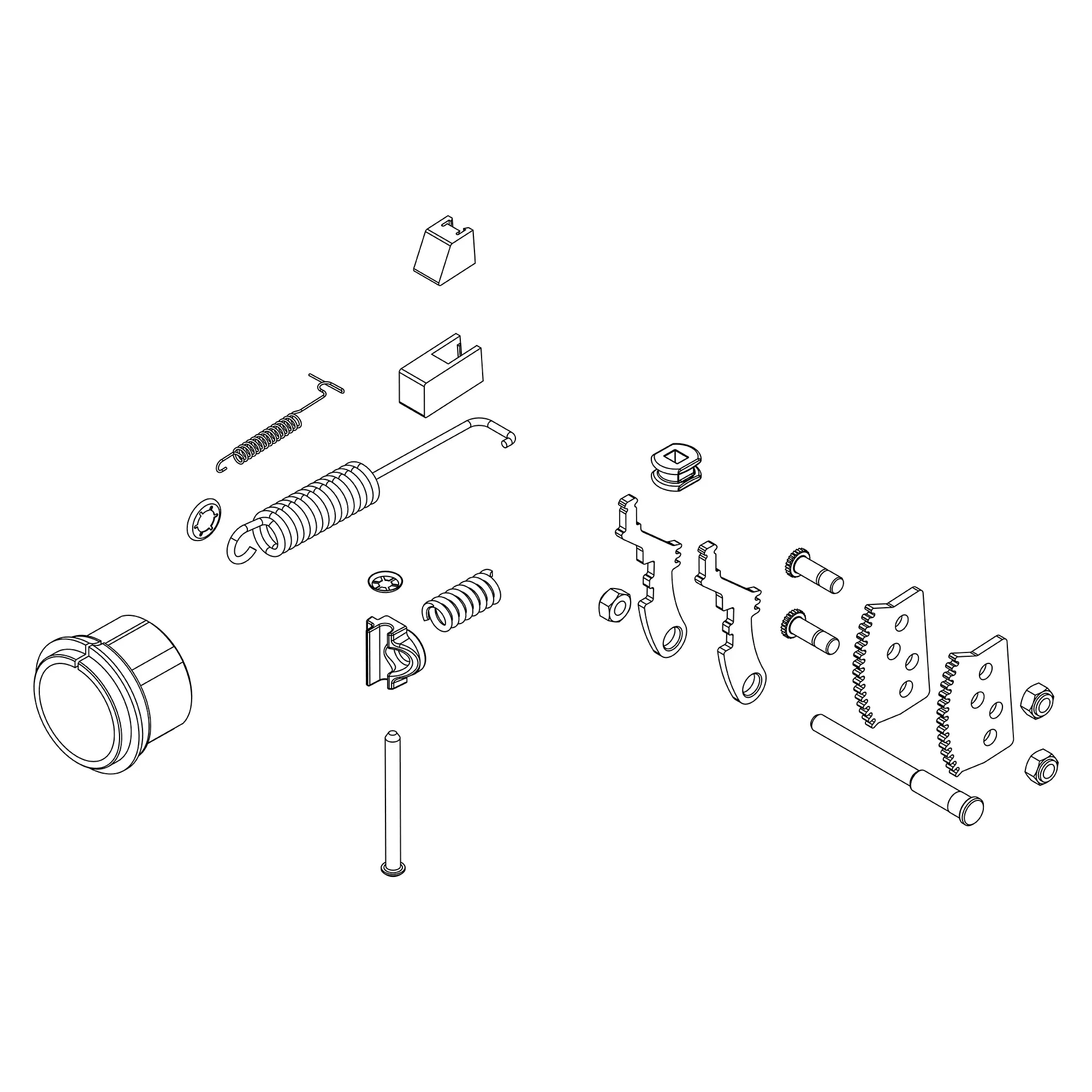 John Deere Steering Column Components Adjuster Kit - AT430857