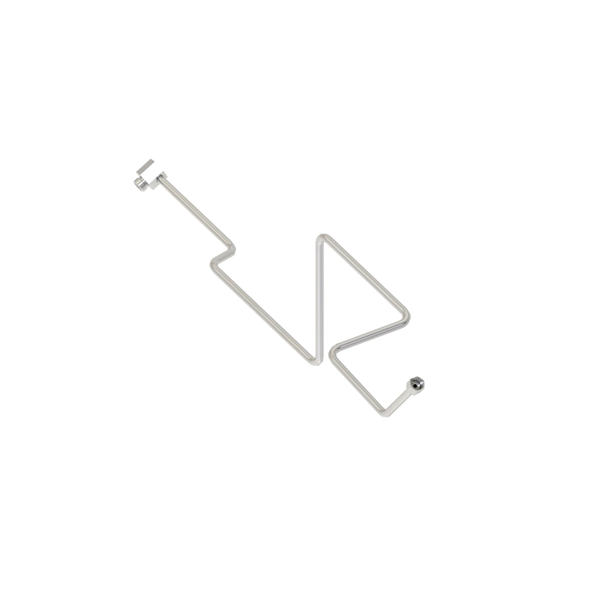 John Deere Steering Control Unit to Steering Cylinder Oil Line - LVA15756