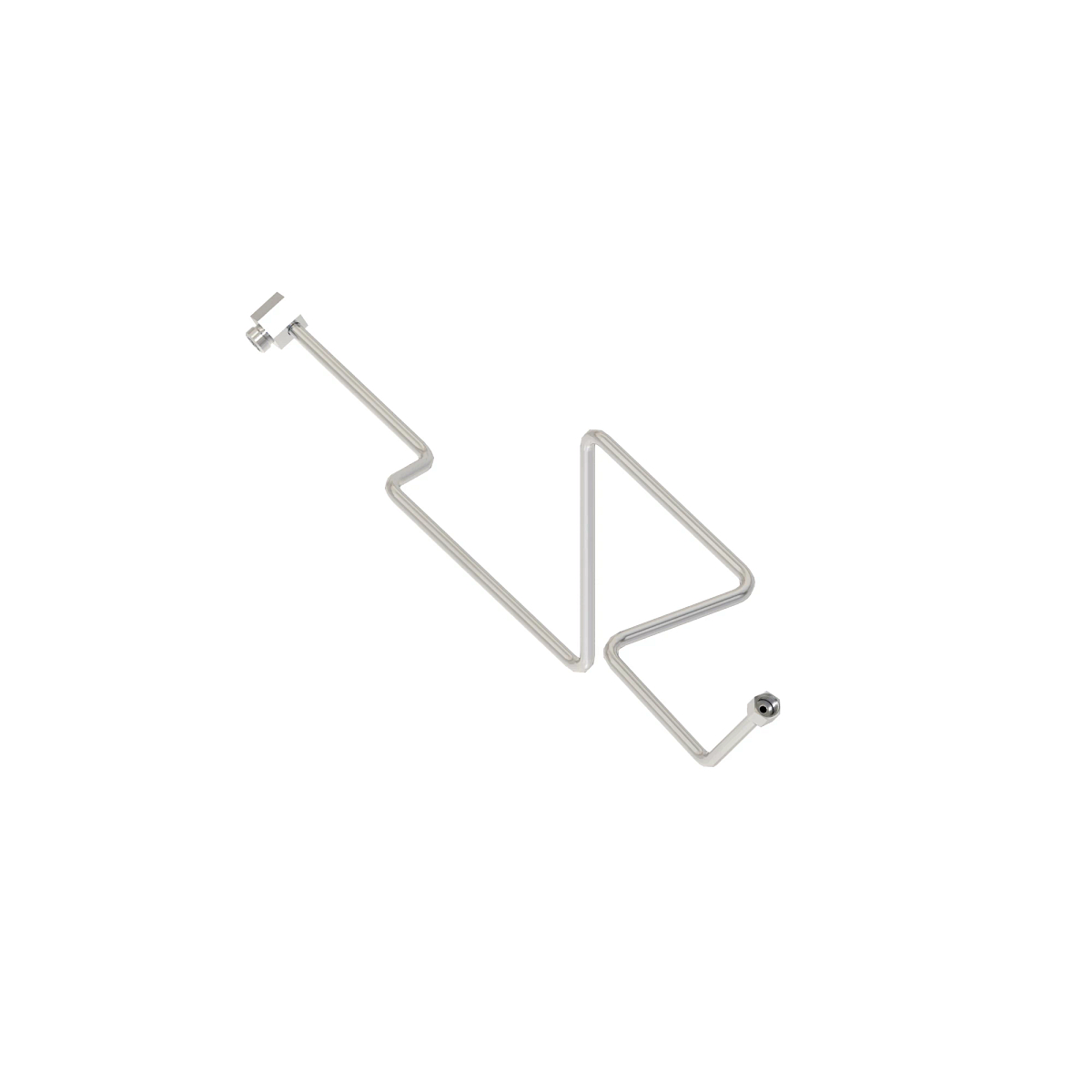 John Deere Steering Control Unit to Steering Cylinder Oil Line - LVA15756