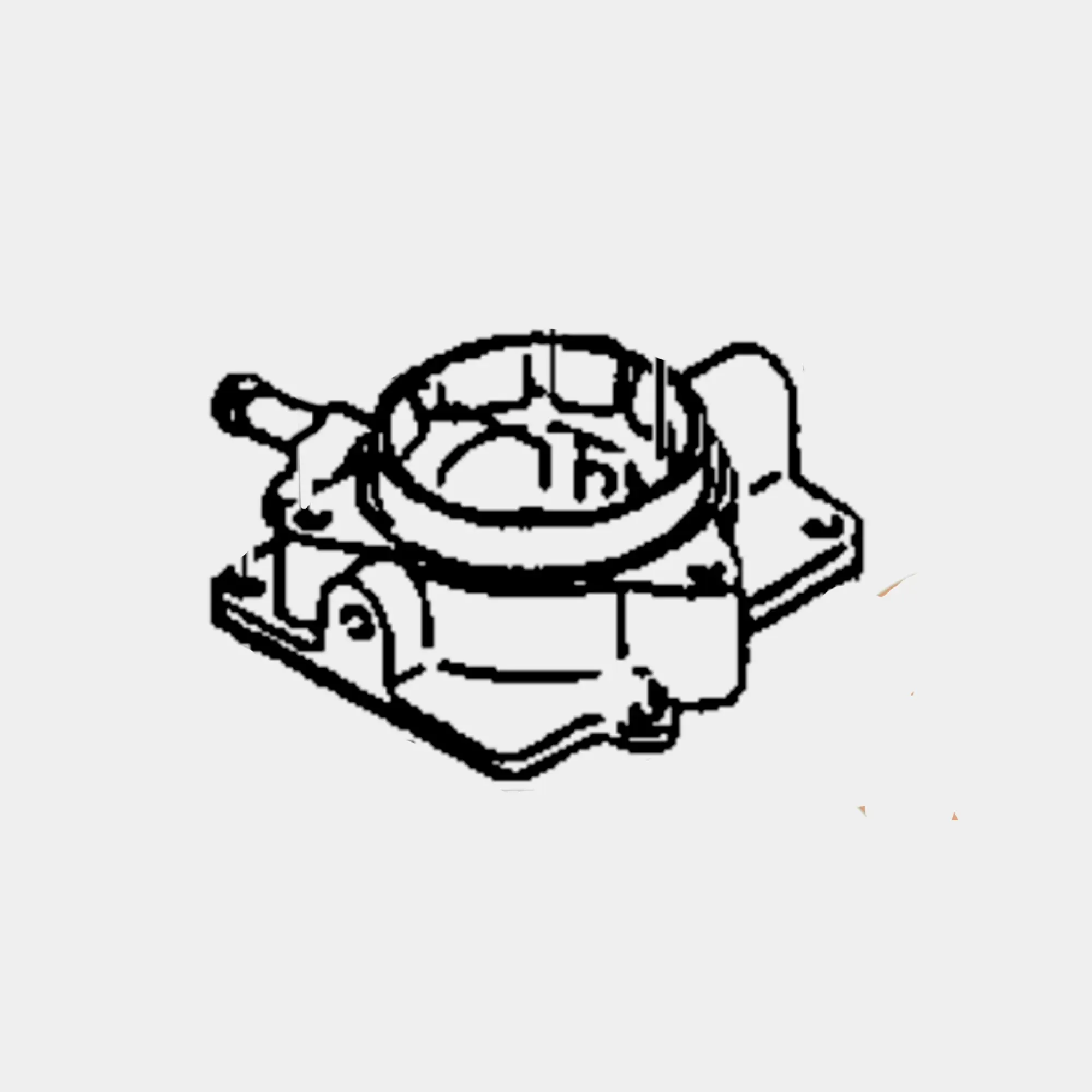 John Deere Carburetor Chamber Cap - M114452
