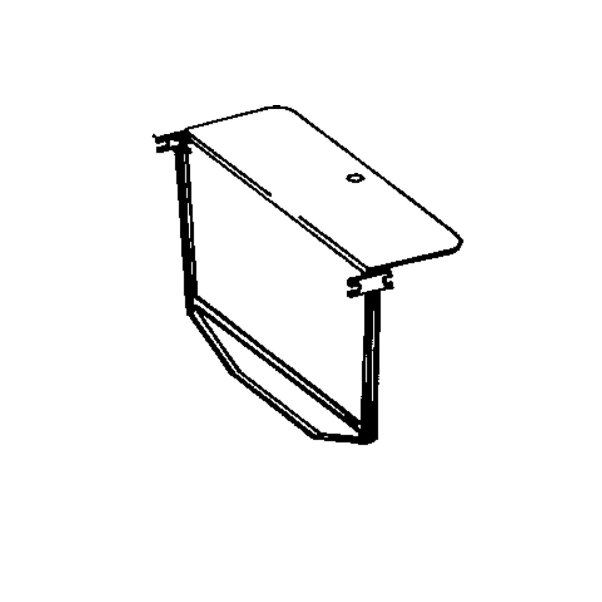 John Deere Hopper Unit Double Attachment Partition - A22739
