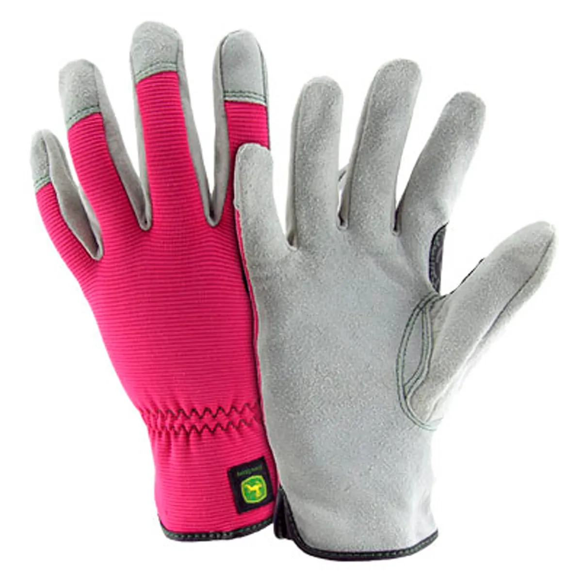 "Women's Cowhide Glove with Spandex Back"