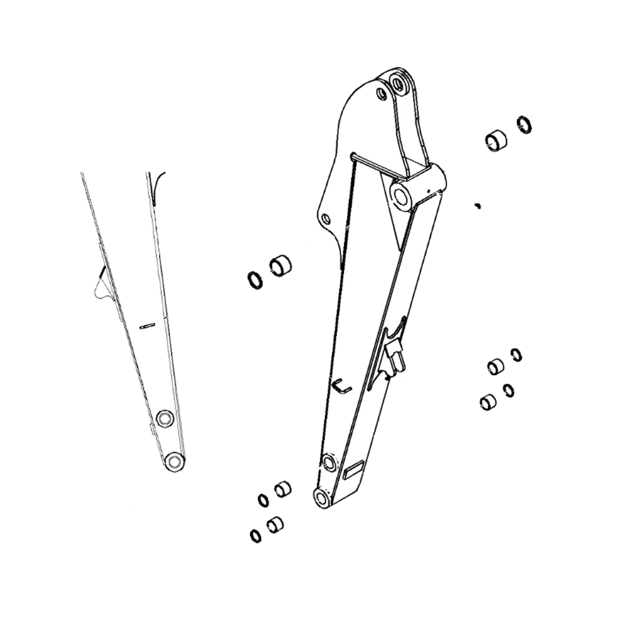 John Deere Long Arm, 1.85 Meter Length - FYD60000427G