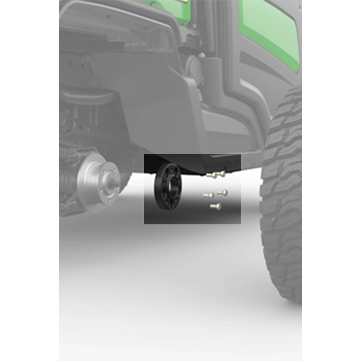 Wheel Spacer, 1 Inch Steel