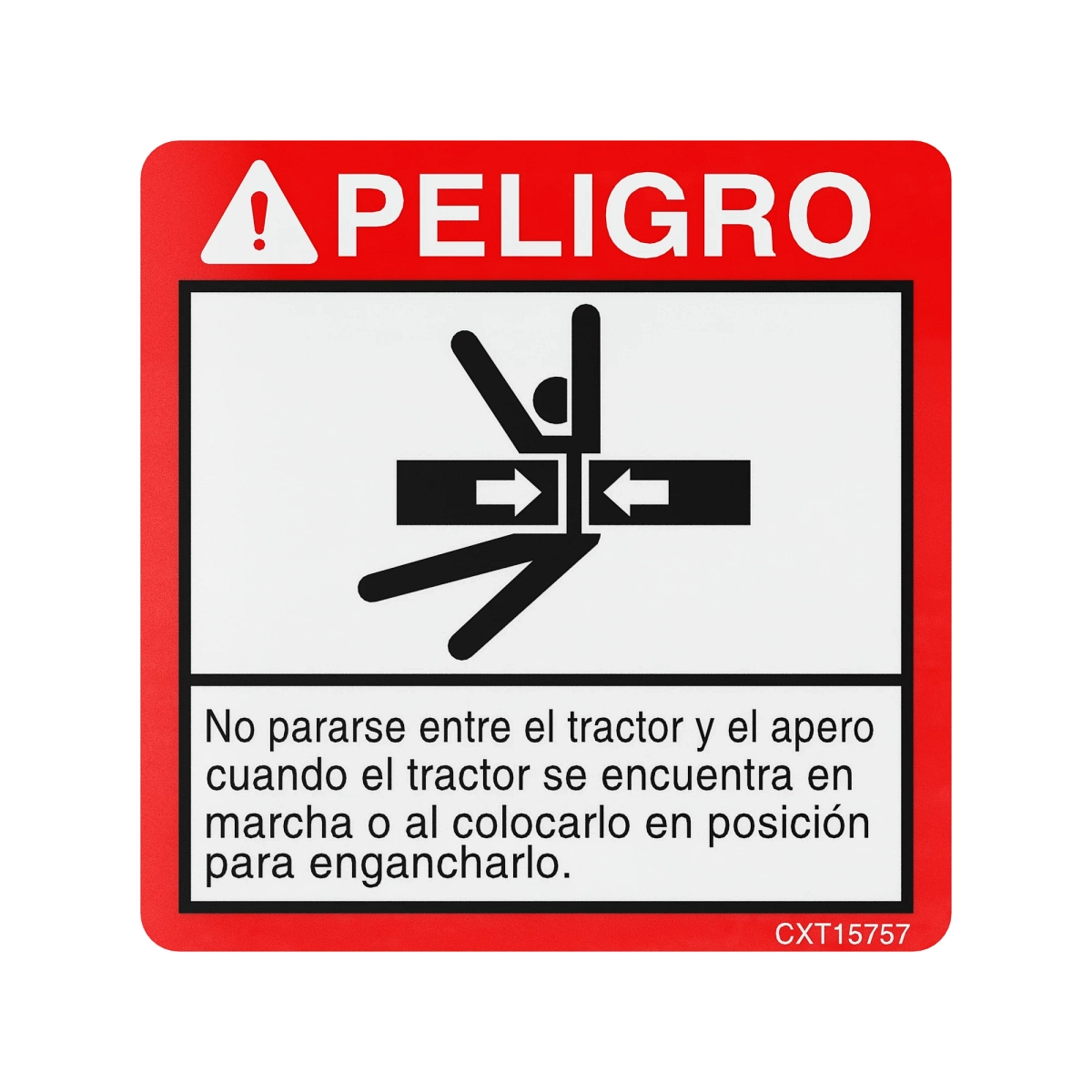 Safety Sign, Decal-Danger Improper