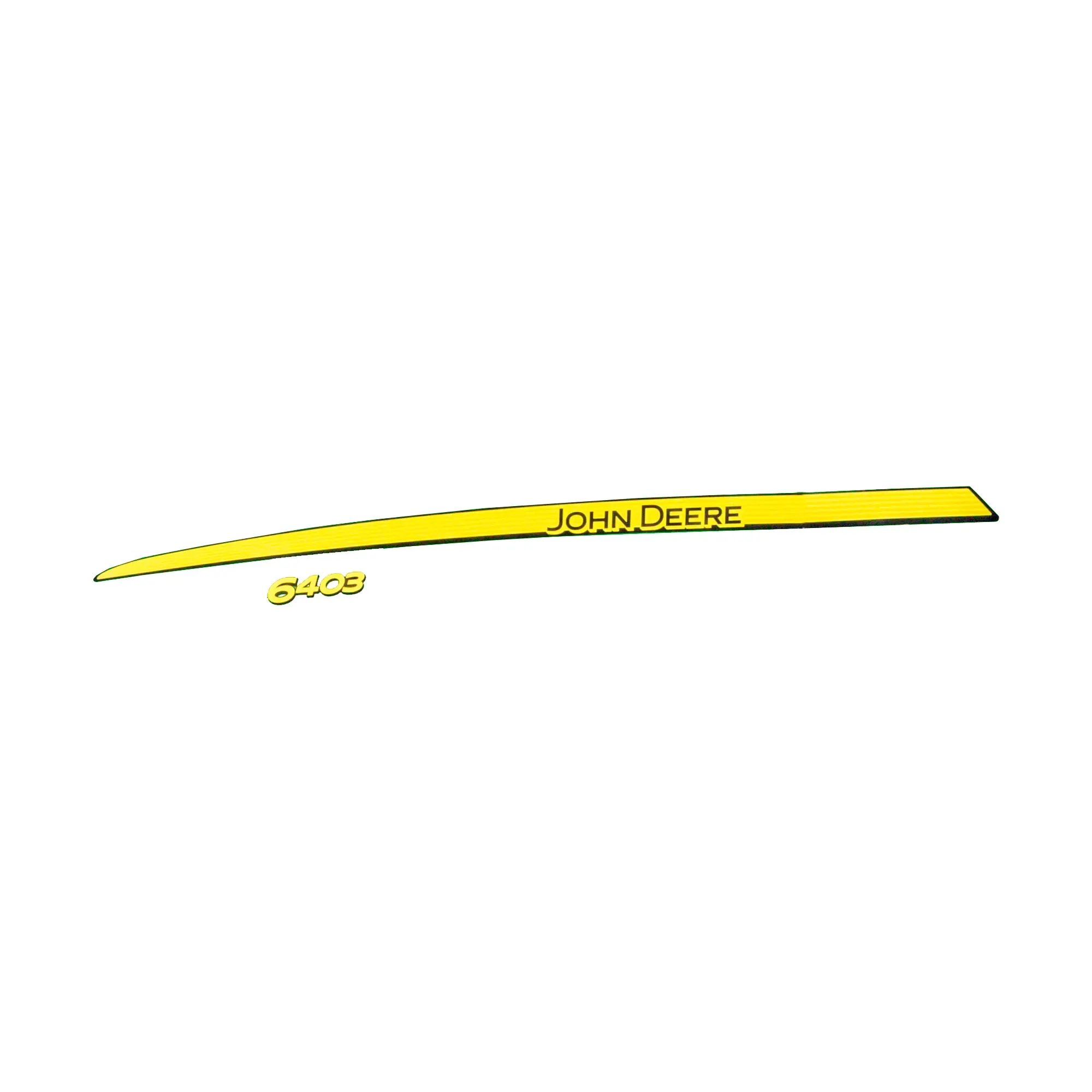 John Deere 6403 Model Designator Label, Right Side - R183585
