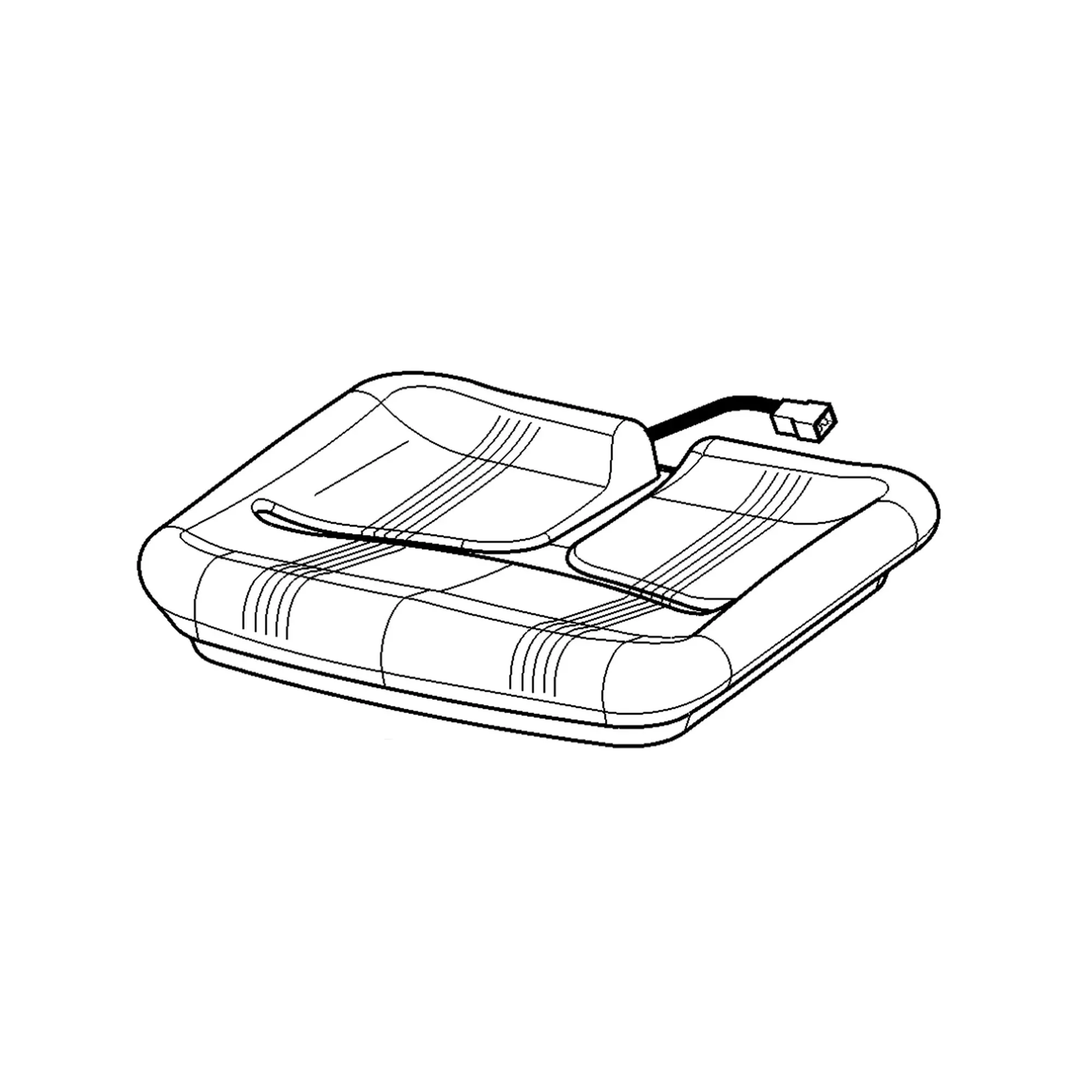 John Deere Fabric Seat Cushion - ER261273