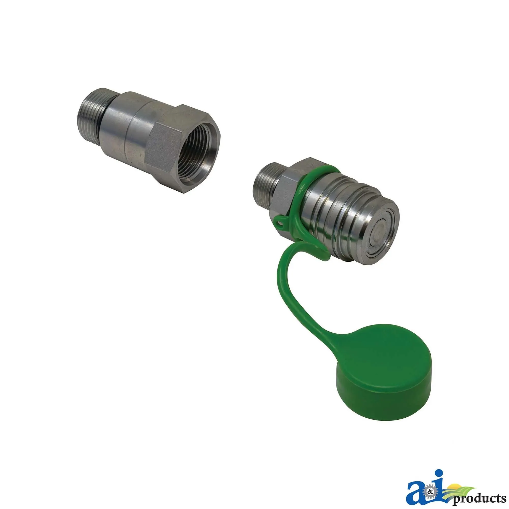 A&I Products Motor Case Drain Hydraulic Quick Coupler Attachment - A-BRE10281