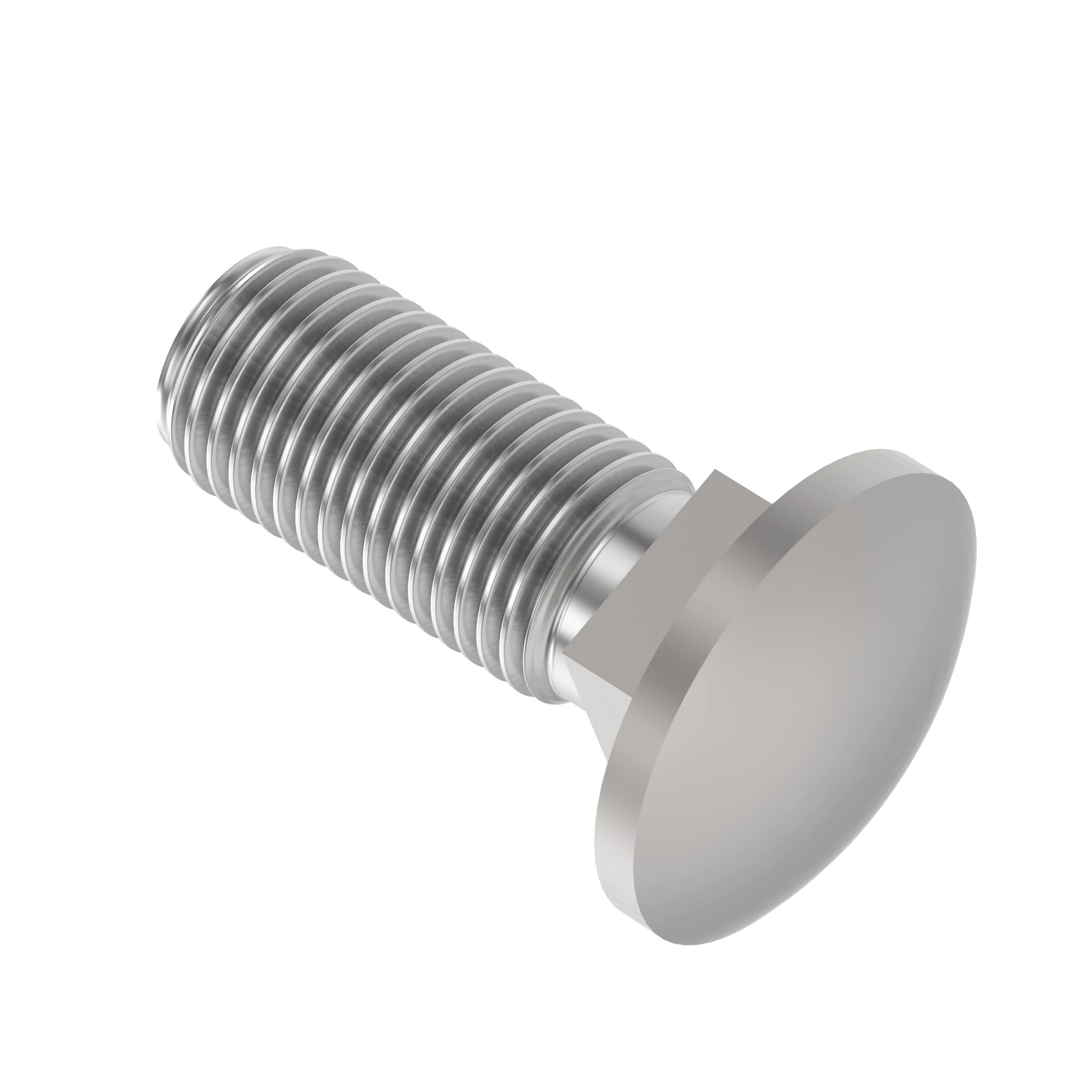 John Deere Round Head Square Neck Bolt, M8 X 20 - 03M7608