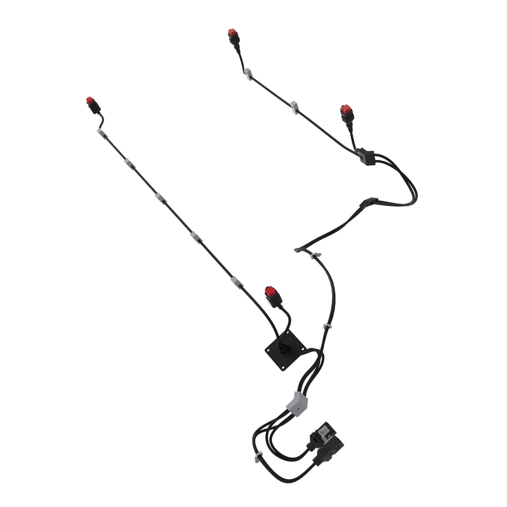 John Deere Remote Shoe Adjust Wiring Harness - AXE53649