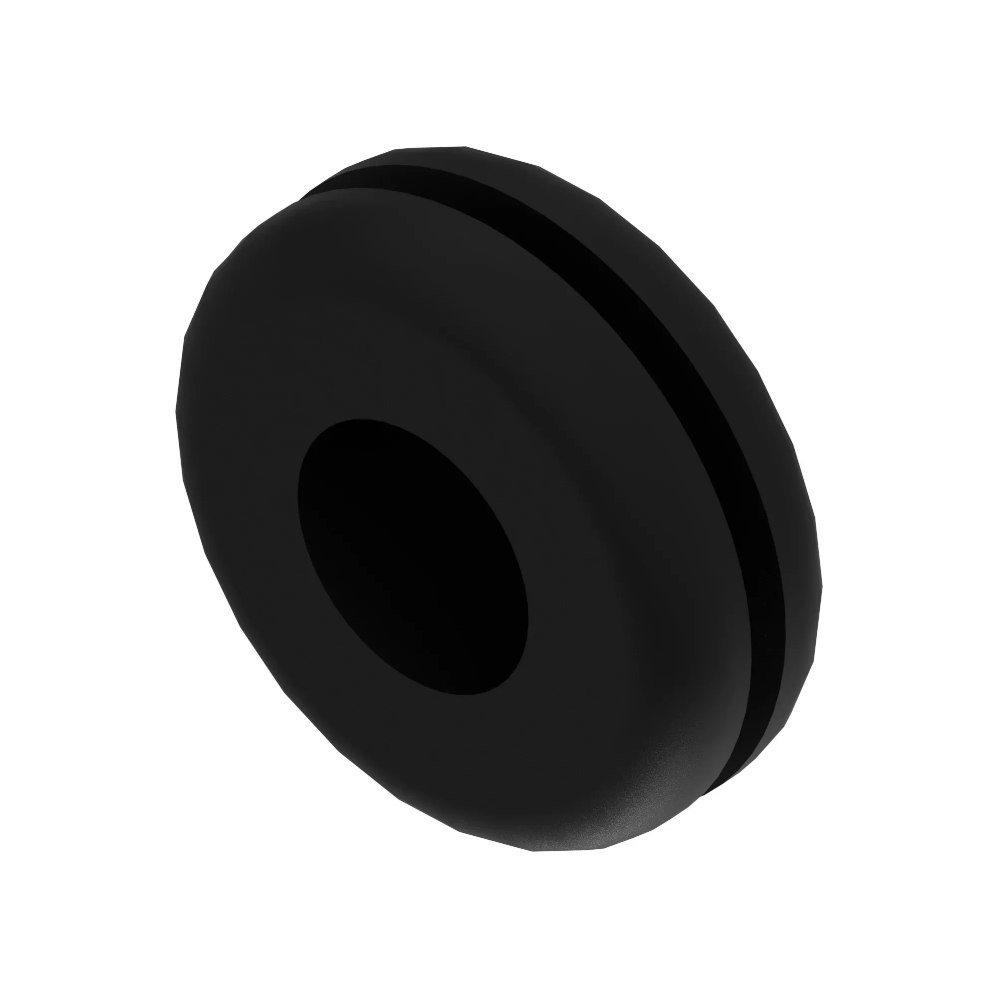 John Deere Round Rubber Plain Grommet, 15.8 mm - R32289
