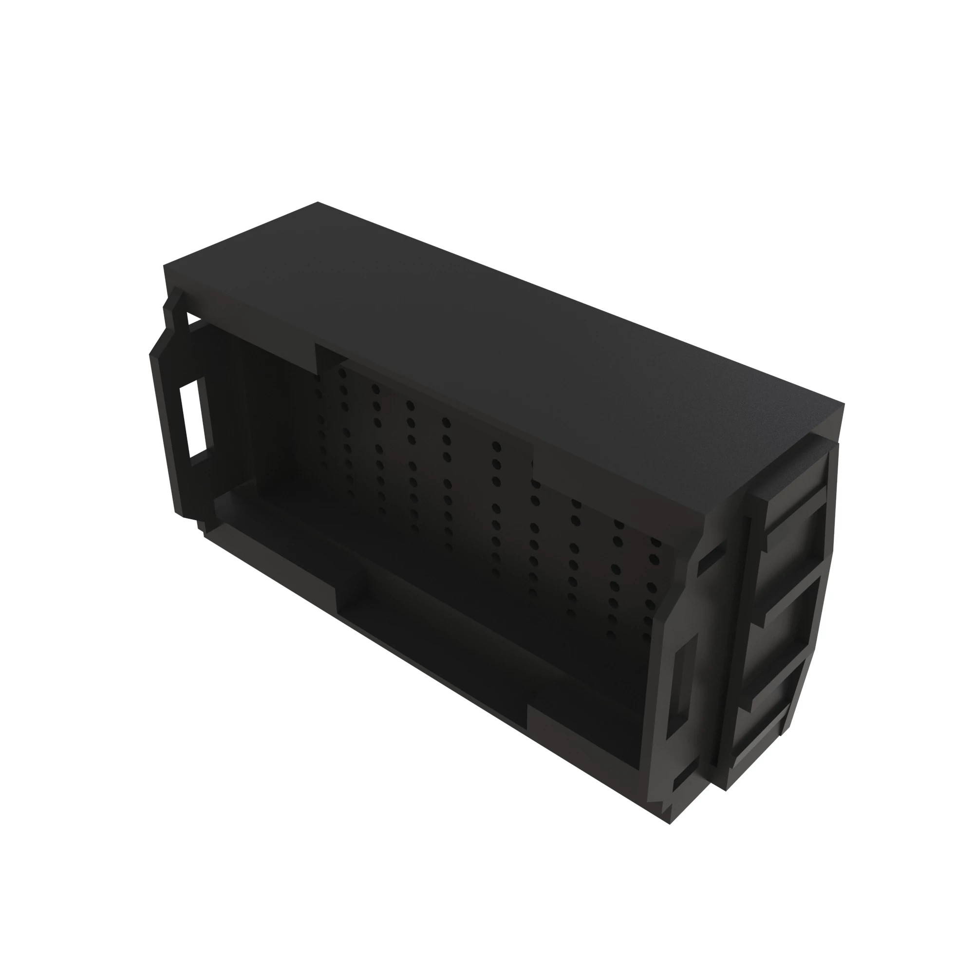 CONN DELPHI 96W FS BLK PLSTC