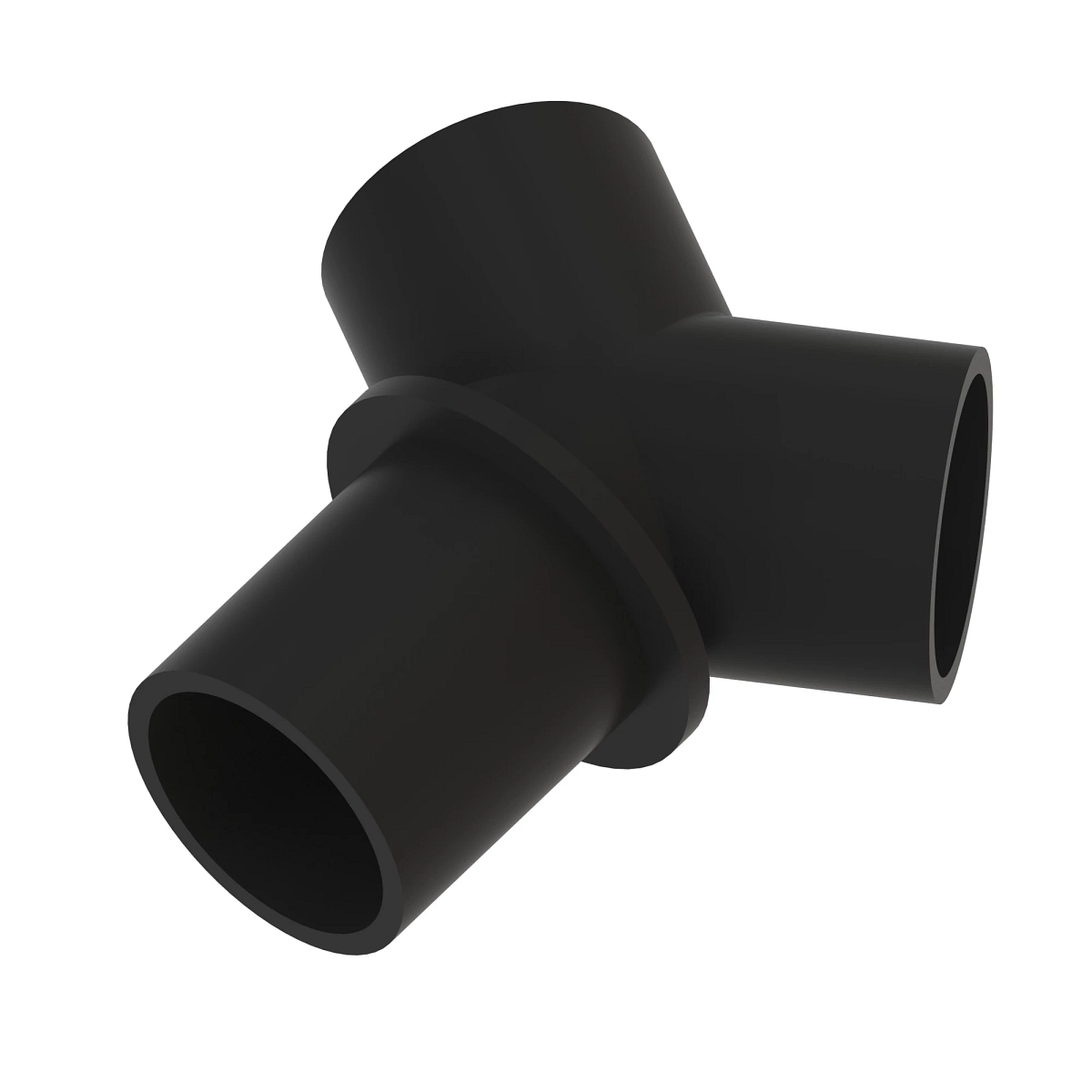 Elbow Fitting, Y-Piece 3X1''