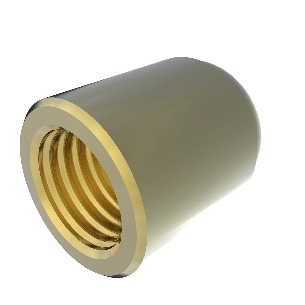 John Deere Hexagonal Crown Nut, 0.438" - R60172