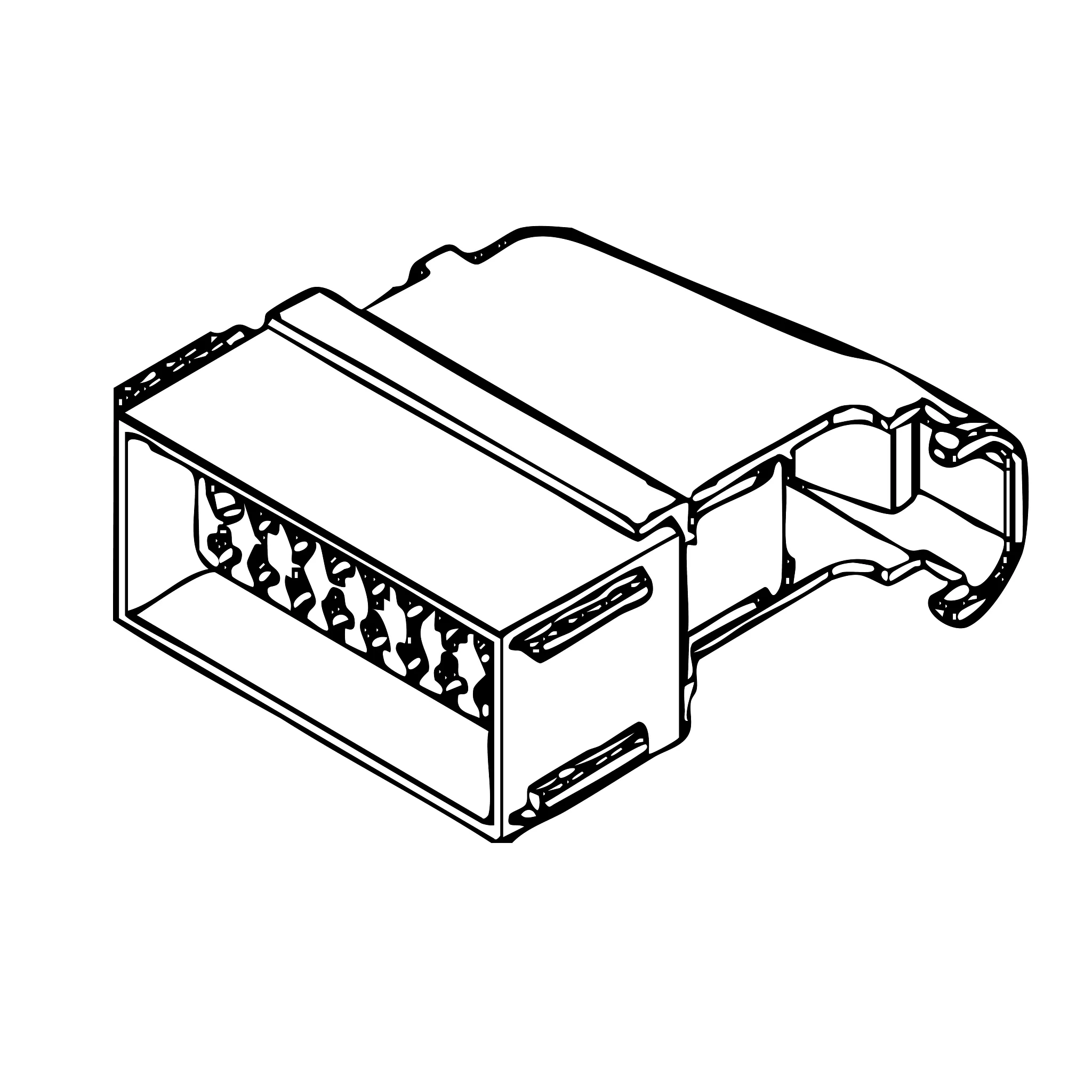 John Deere Electrical Connector Terminal, 15 Cavities - TT207477