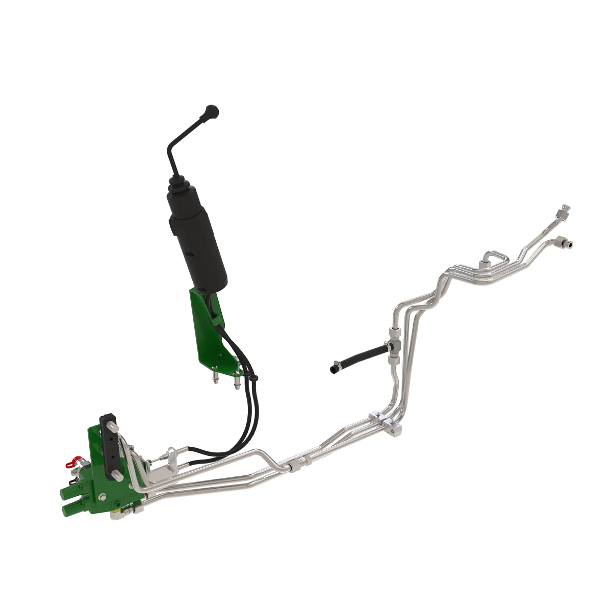 John Deere Dual Mid-Mount SCV Kit with Joystick - SJ14466