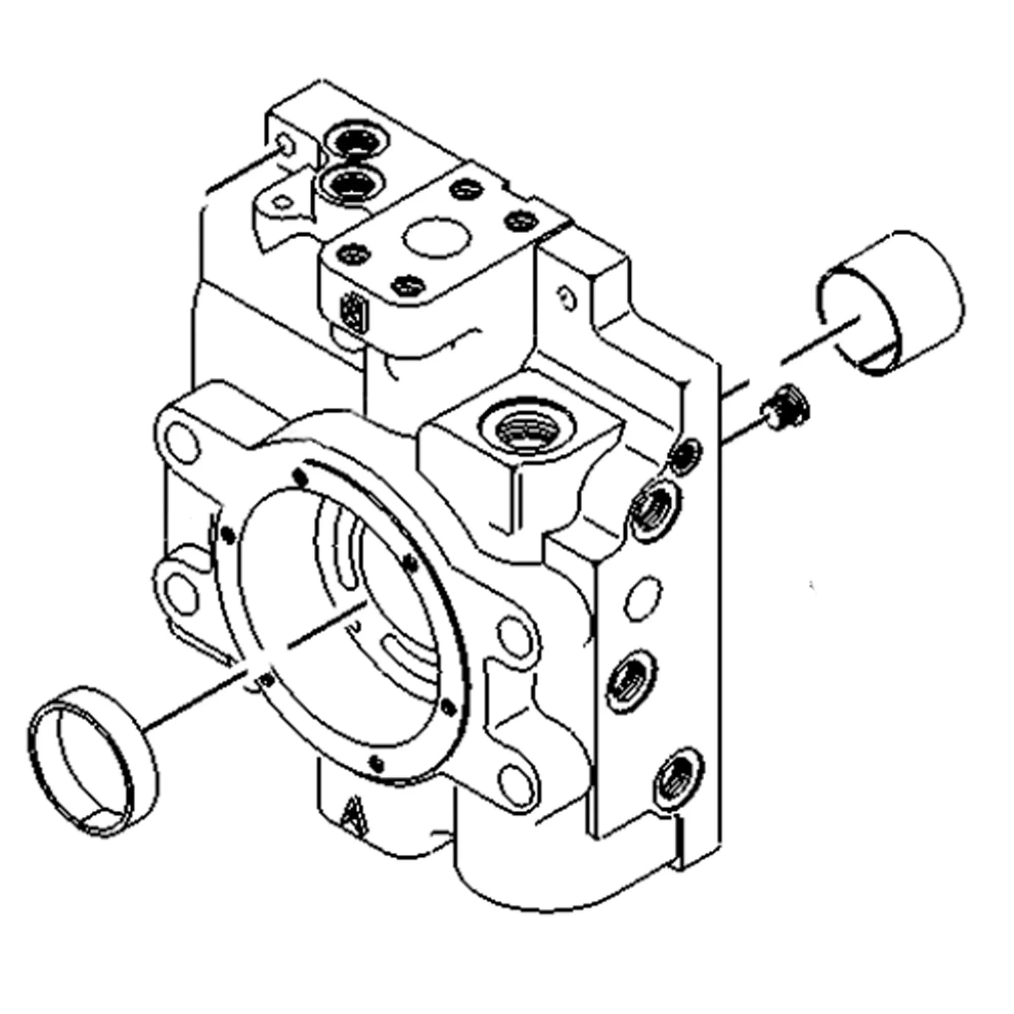 John Deere Side Port End Cap - AKK10509