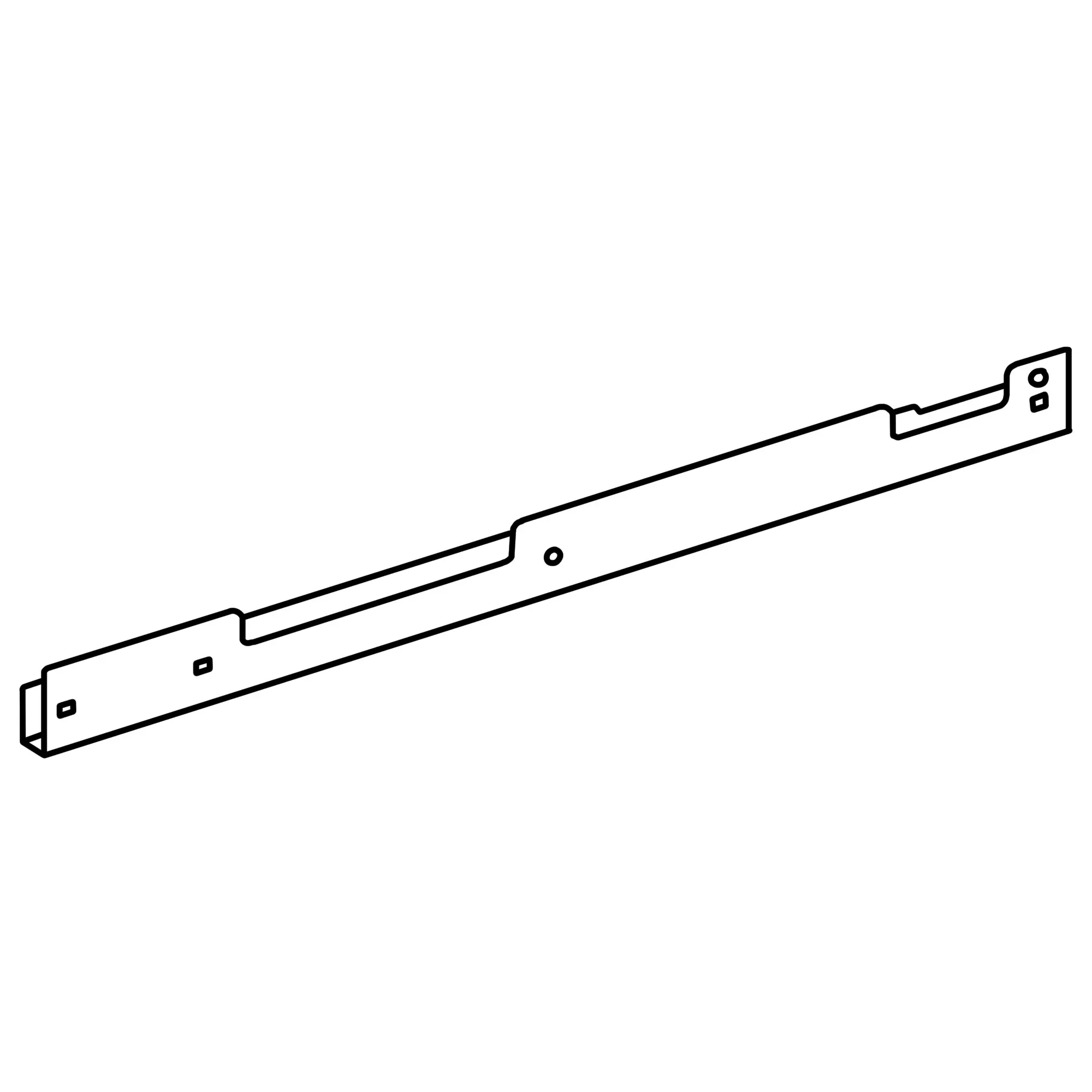 John Deere Deck Baffle Bumper, Right Side - UC14888