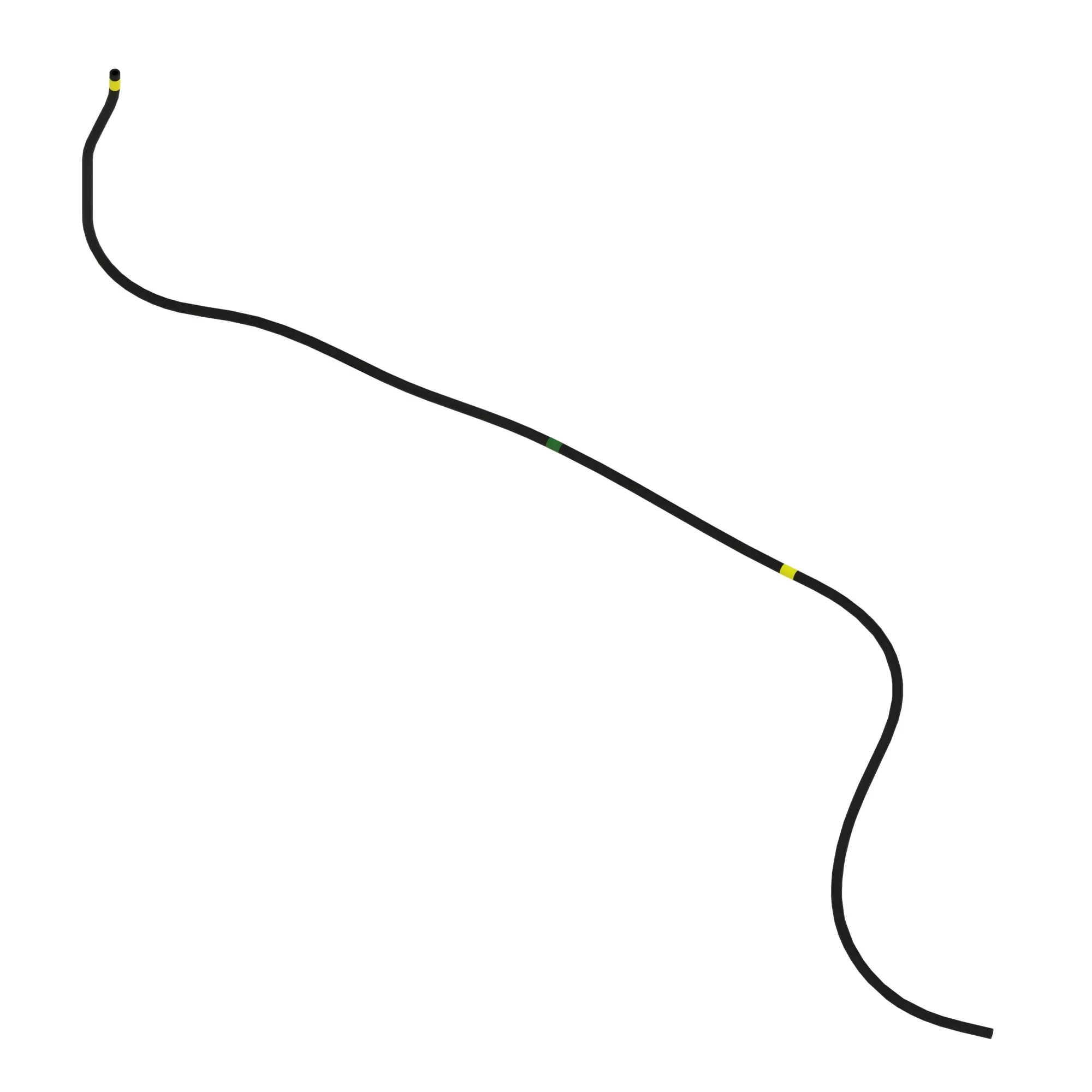 John Deere Motor Seal Drain Hydraulic Hose - TA39227