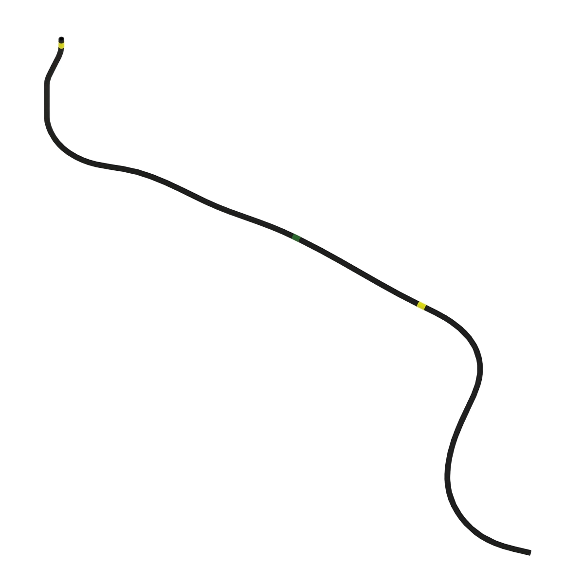 Hydraulic Hose, Motor Seal Drain, Dr