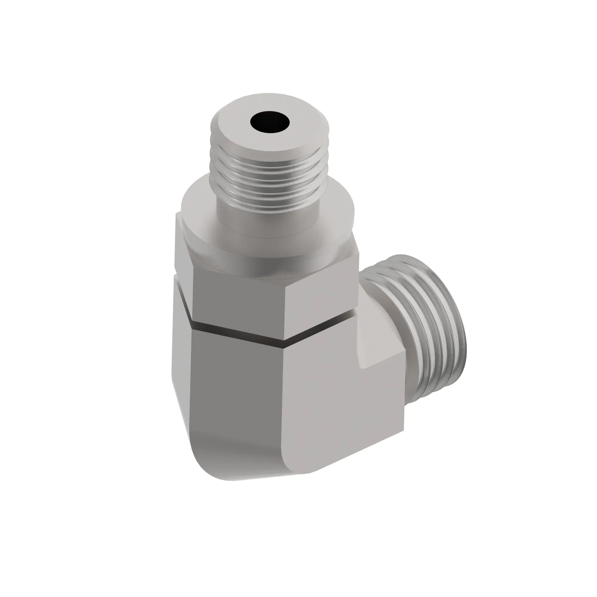 ELBOW FITTING, ORFS-04/M12 ISO 9974