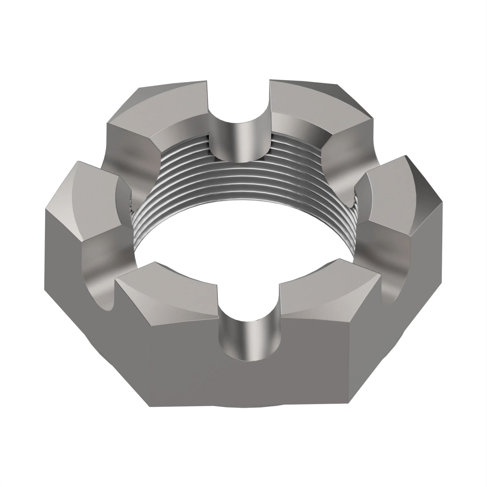 NUT, HEX SLOTTED