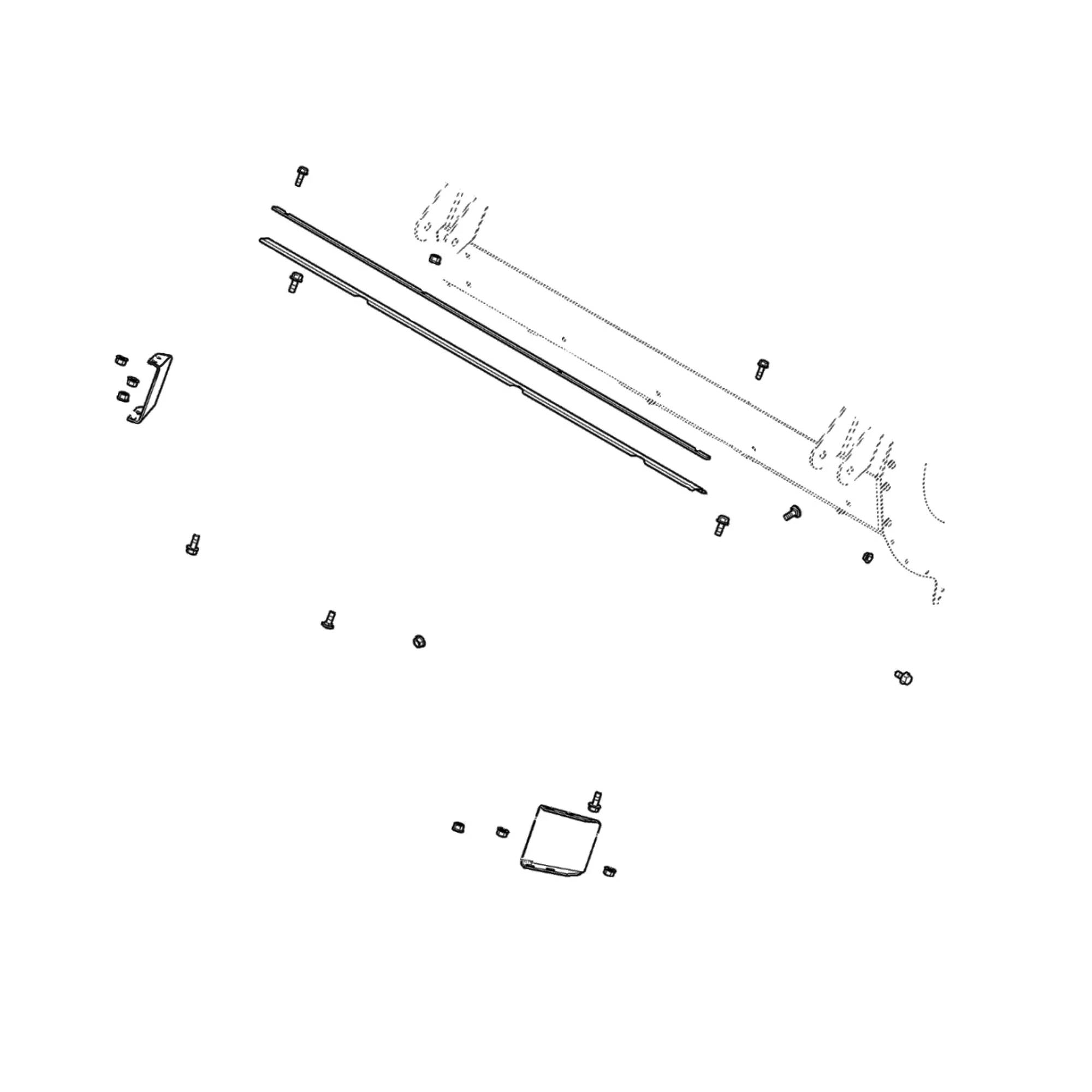 John Deere PowerCast™ Chopper Outlet Deflector Kit - KXE10121