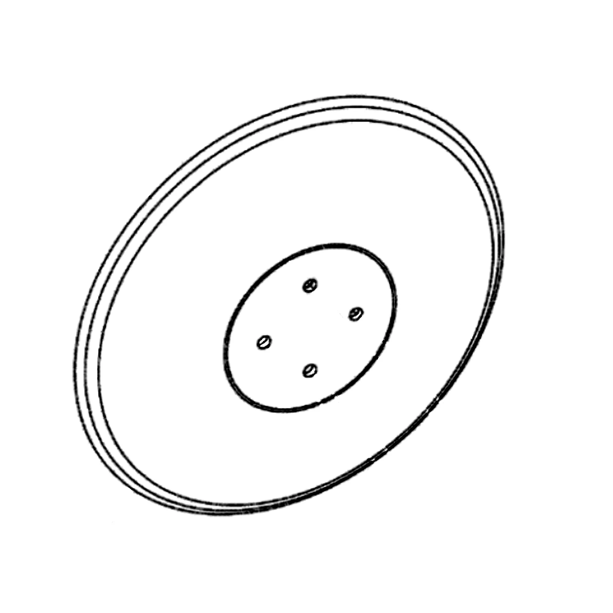 John Deere Smooth Disk Blade, 18 Inch - 5NS90340007
