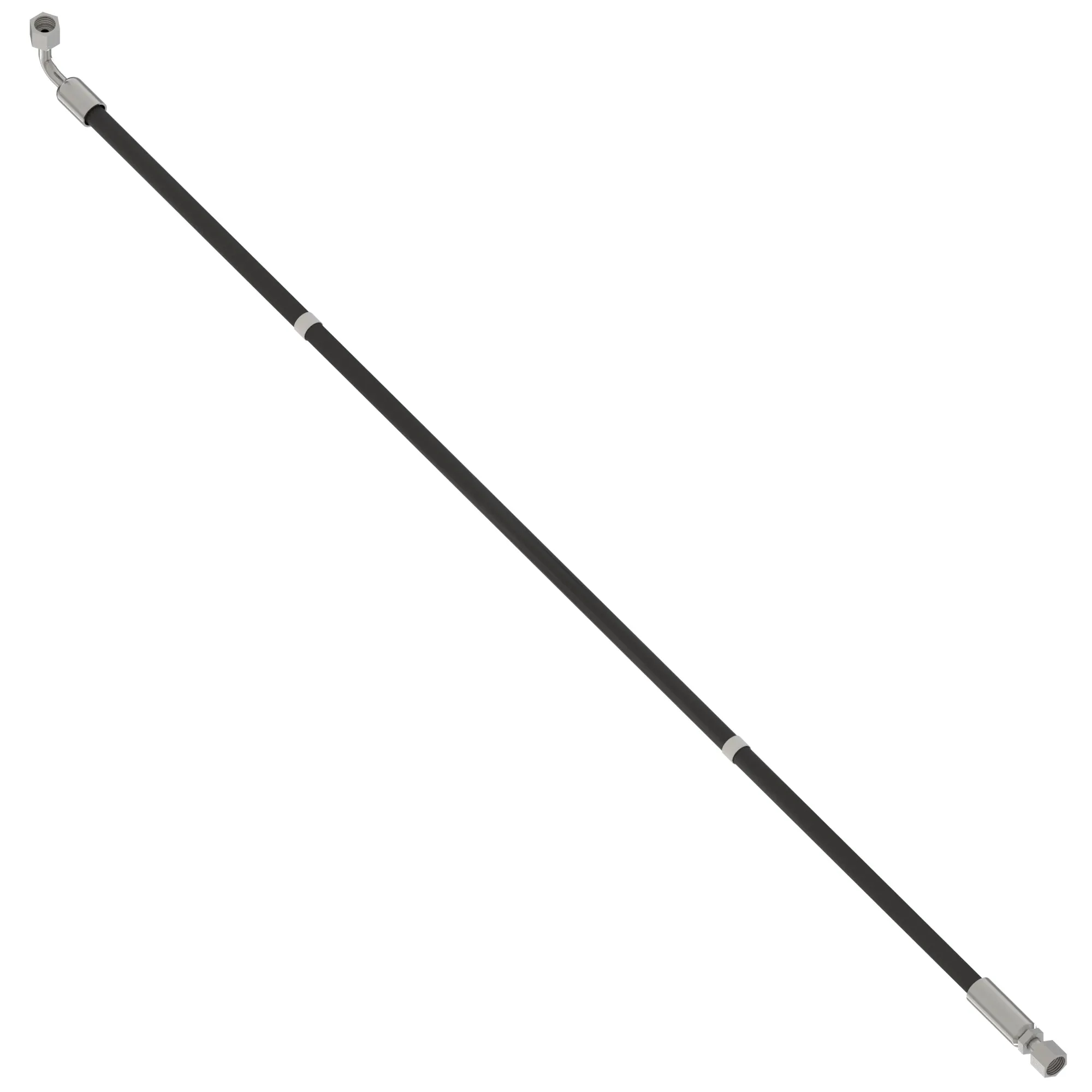 John Deere Park Brake Mid Frame Hydraulic Hose - AKK23507