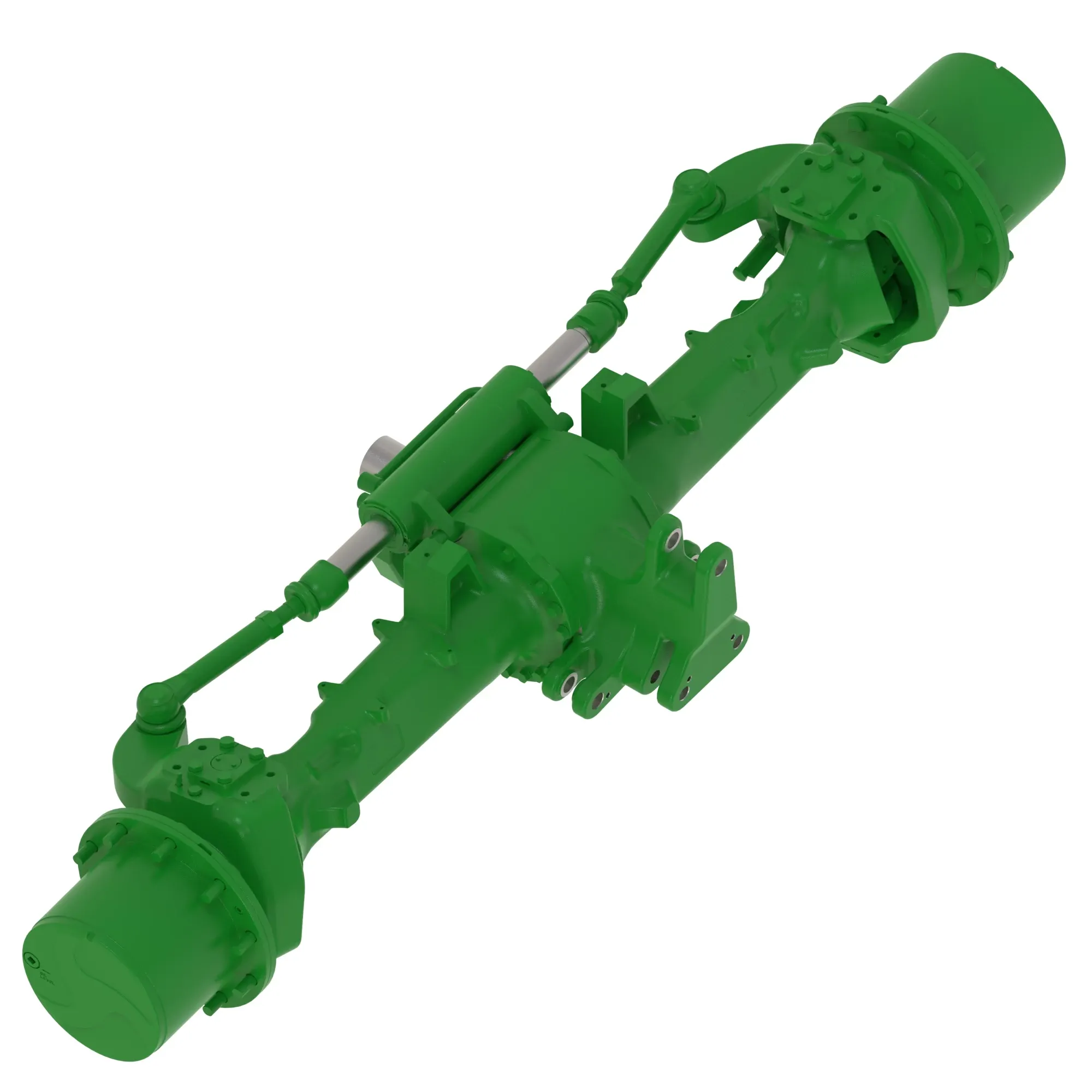 MFWD I=13.160/TLS/BRAKE/LS DIFF LOCK (DANA 755/10089240), M60LD, King Pin=8, Caster=12, Camber=1, M18 steering cylinder ports