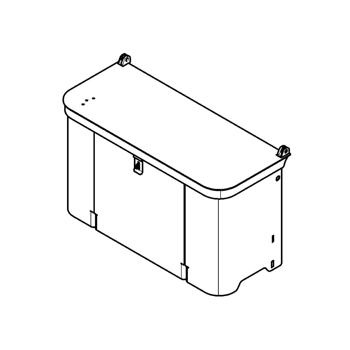 John Deere Front Utility Toolbox Attachment - BRE10151