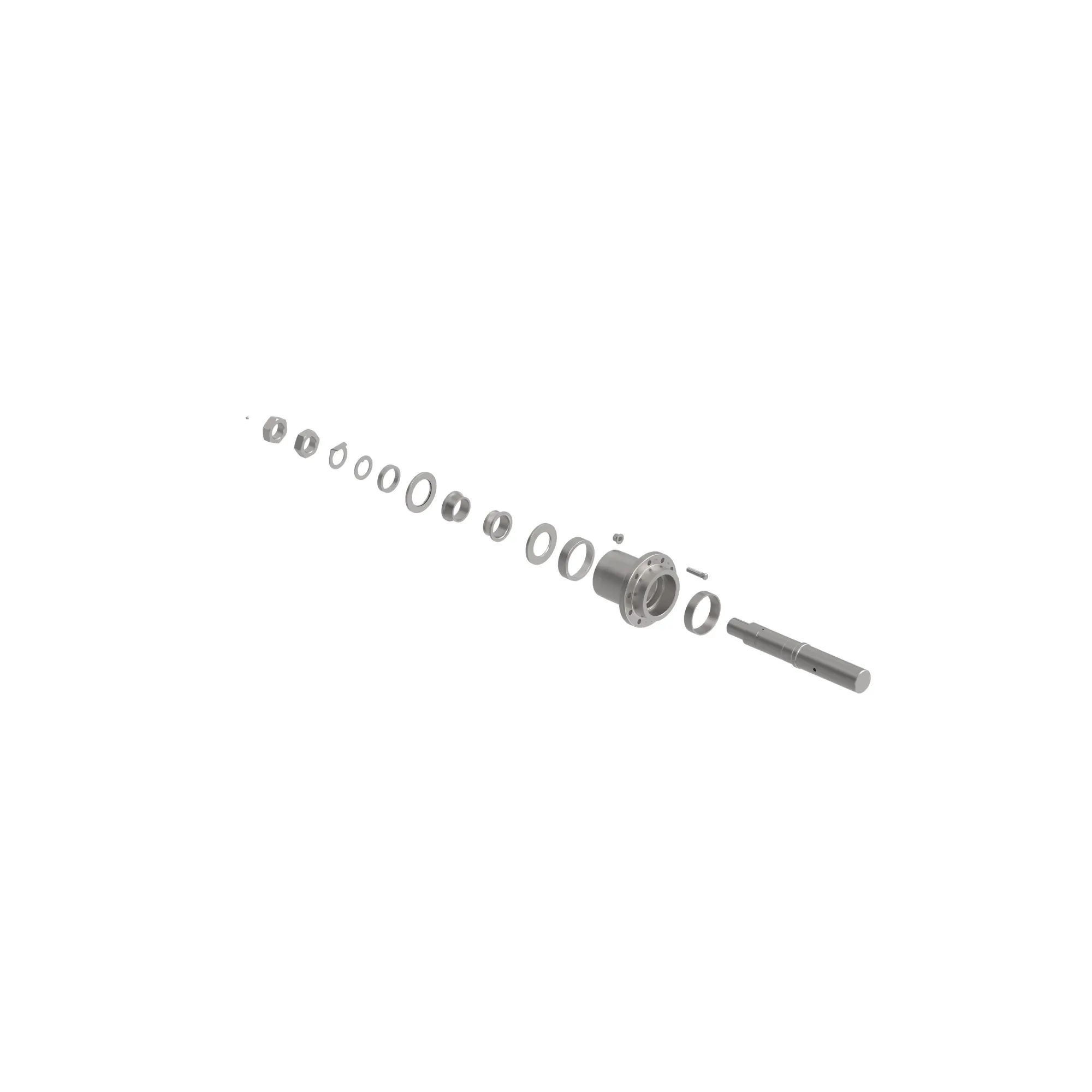 HUB, 10 BOLT, HUB/SPINDLE, HEAVY DU