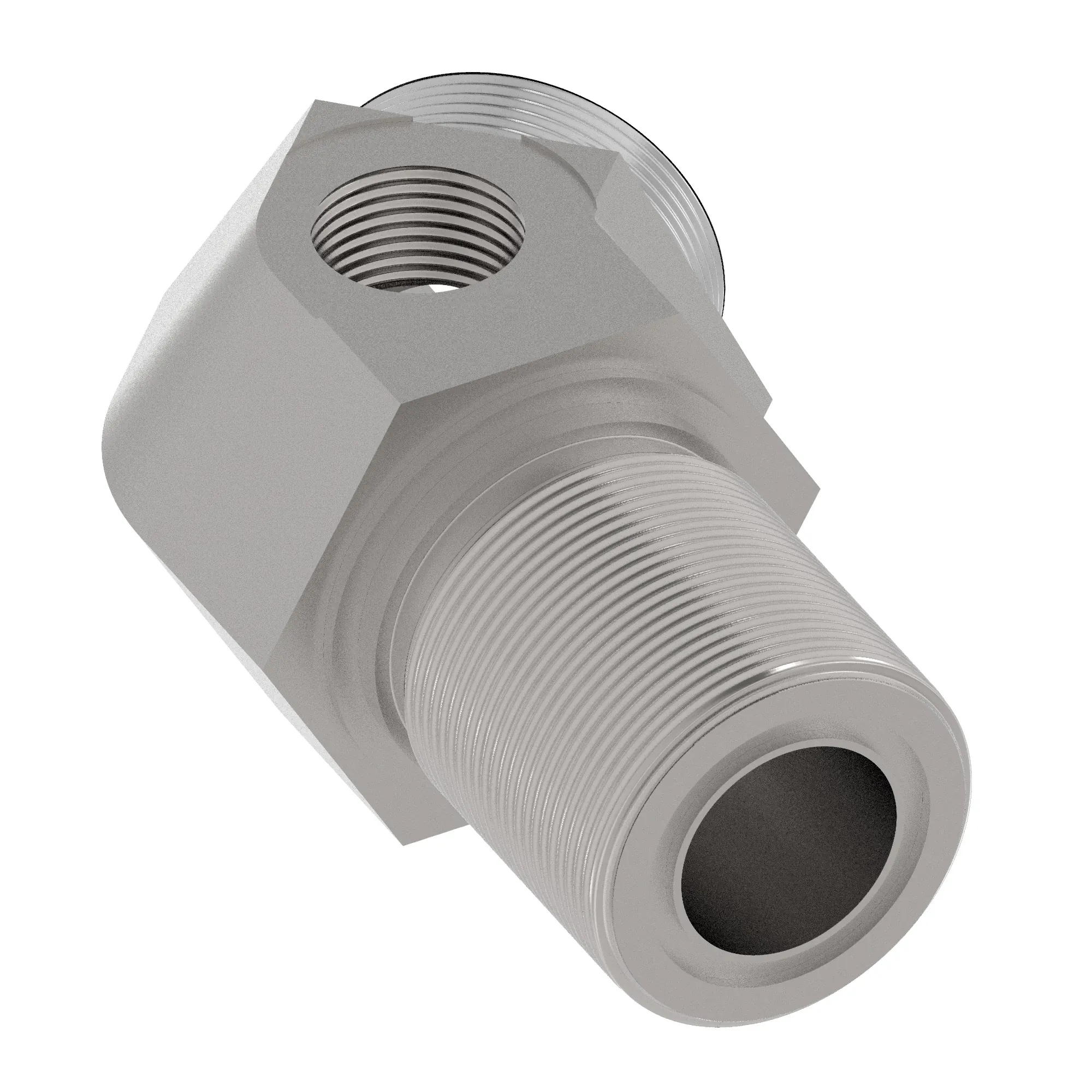 ADAPTER FITTING, 45 DEGREE BULKHEAD