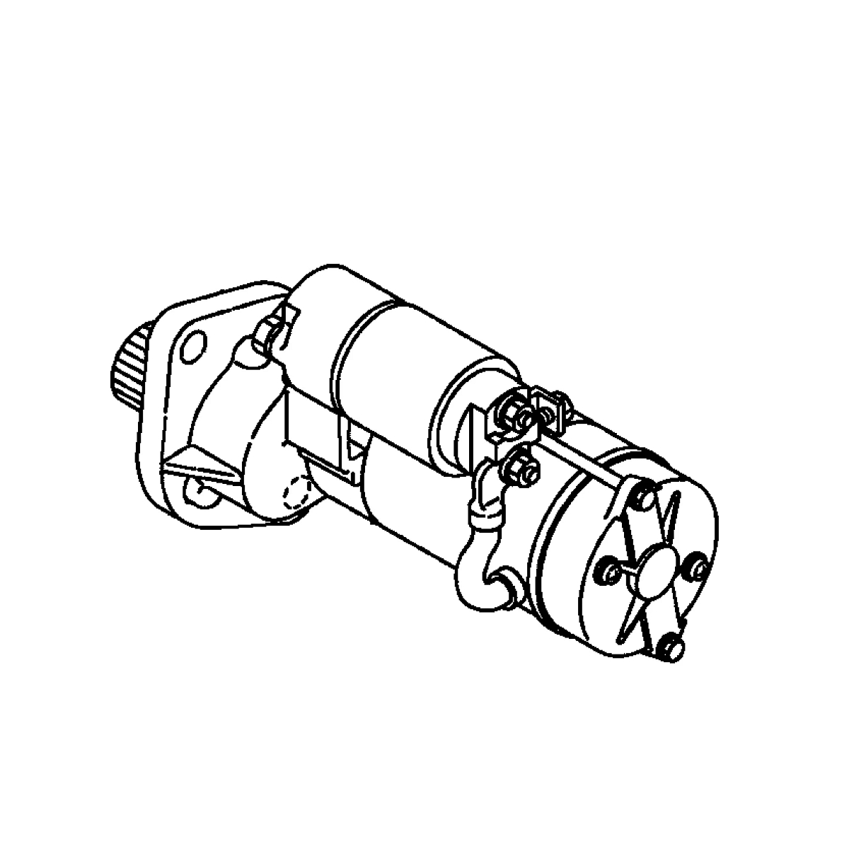John Deere Starter Motor, 12 Volt, 3 kW - MIU802262