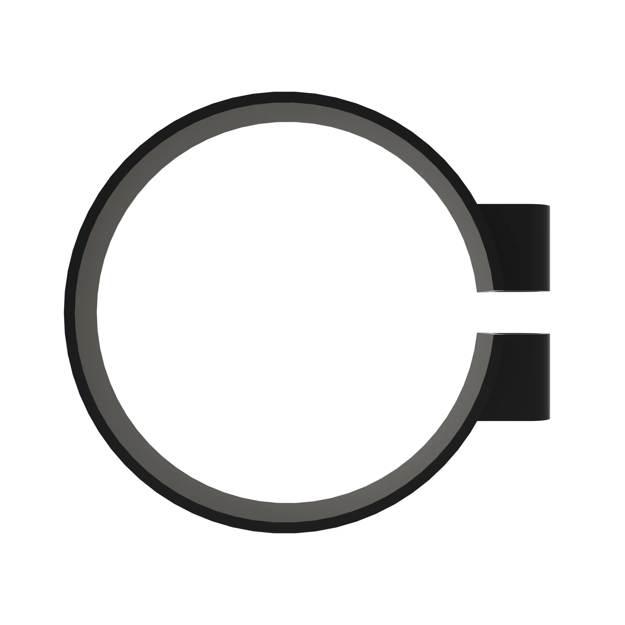 CLAMP, EXHAUST 4.75  ID, BLACK