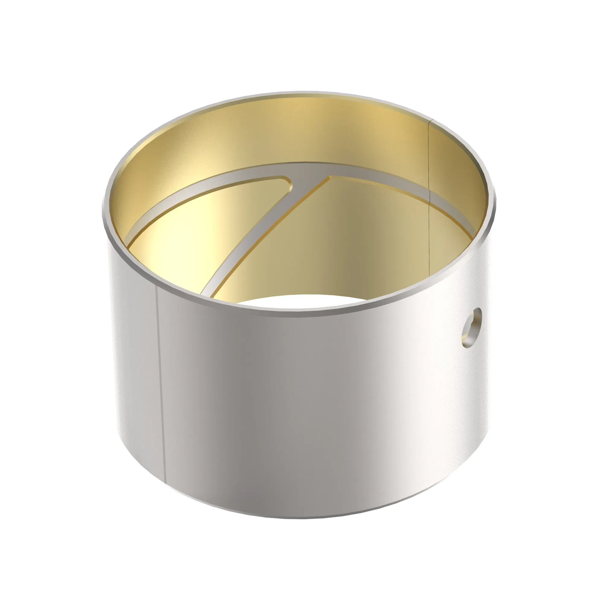 John Deere Cylindrical Alloy Bushing with Hole - KK12812