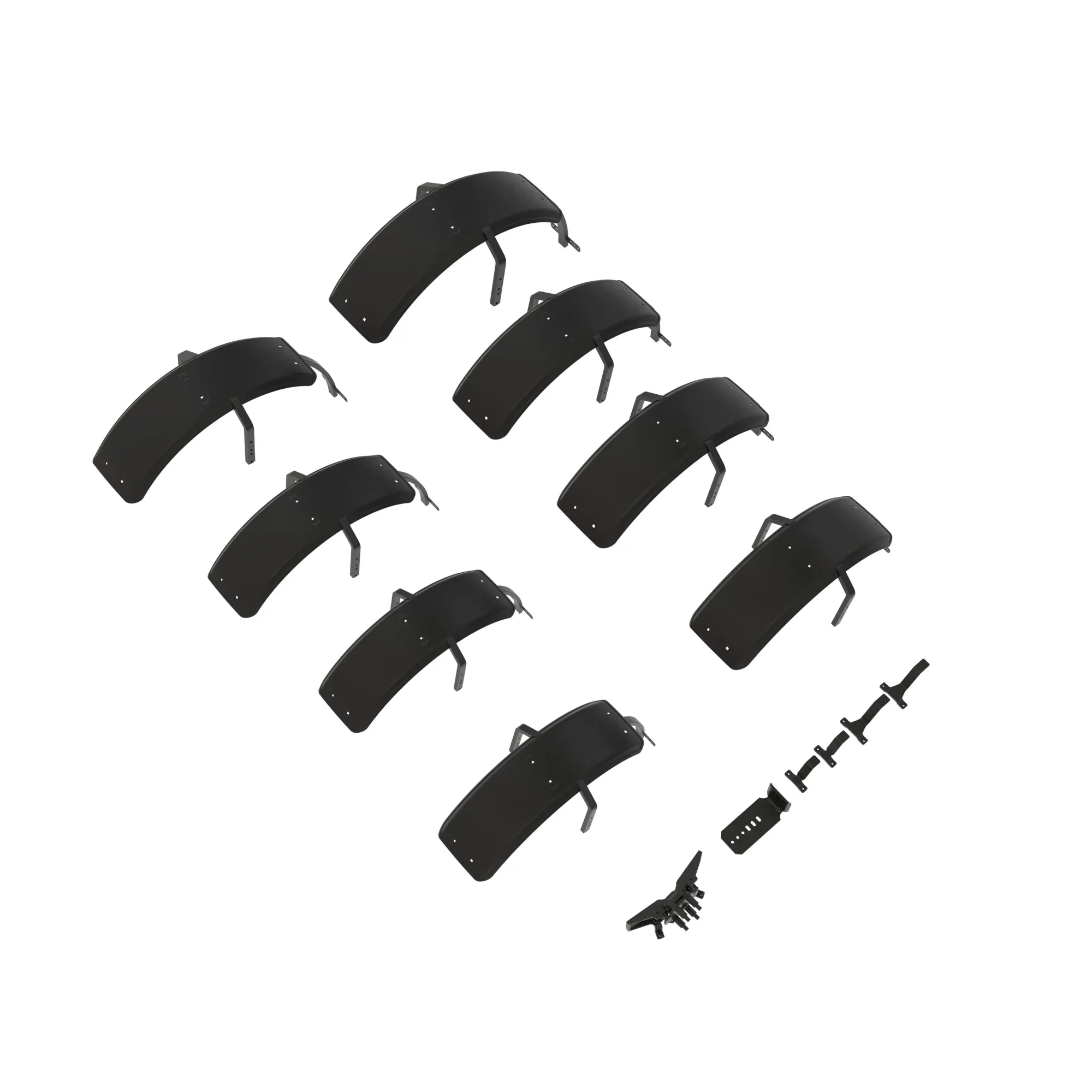 BL16231, A8011; Base support kit front fenders, rigid; Wheels and Tires