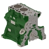 John Deere Short Block Assembly, 3 Cylinder - DZ105196