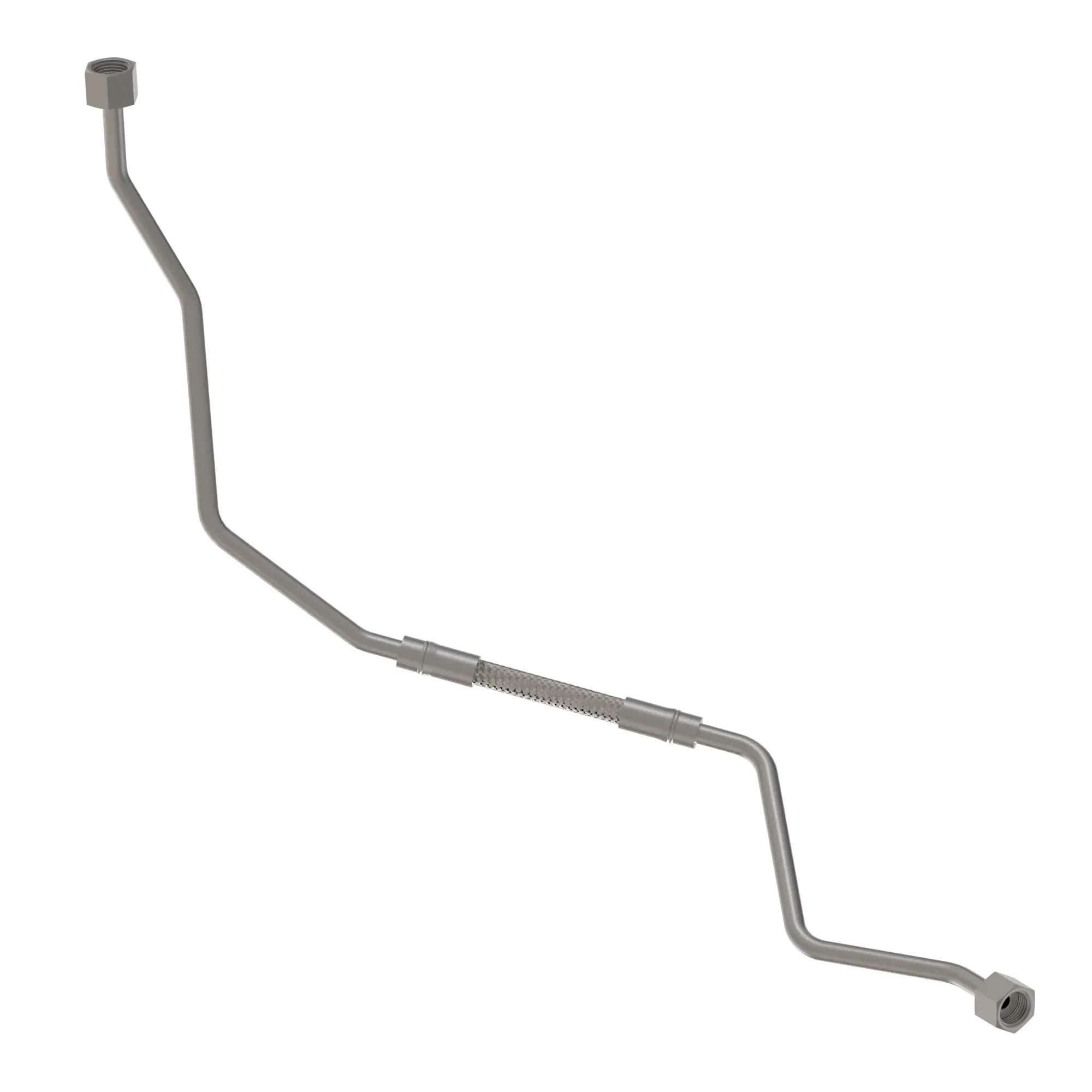 John Deere Turbocharger Oil Feed Line - DZ123775