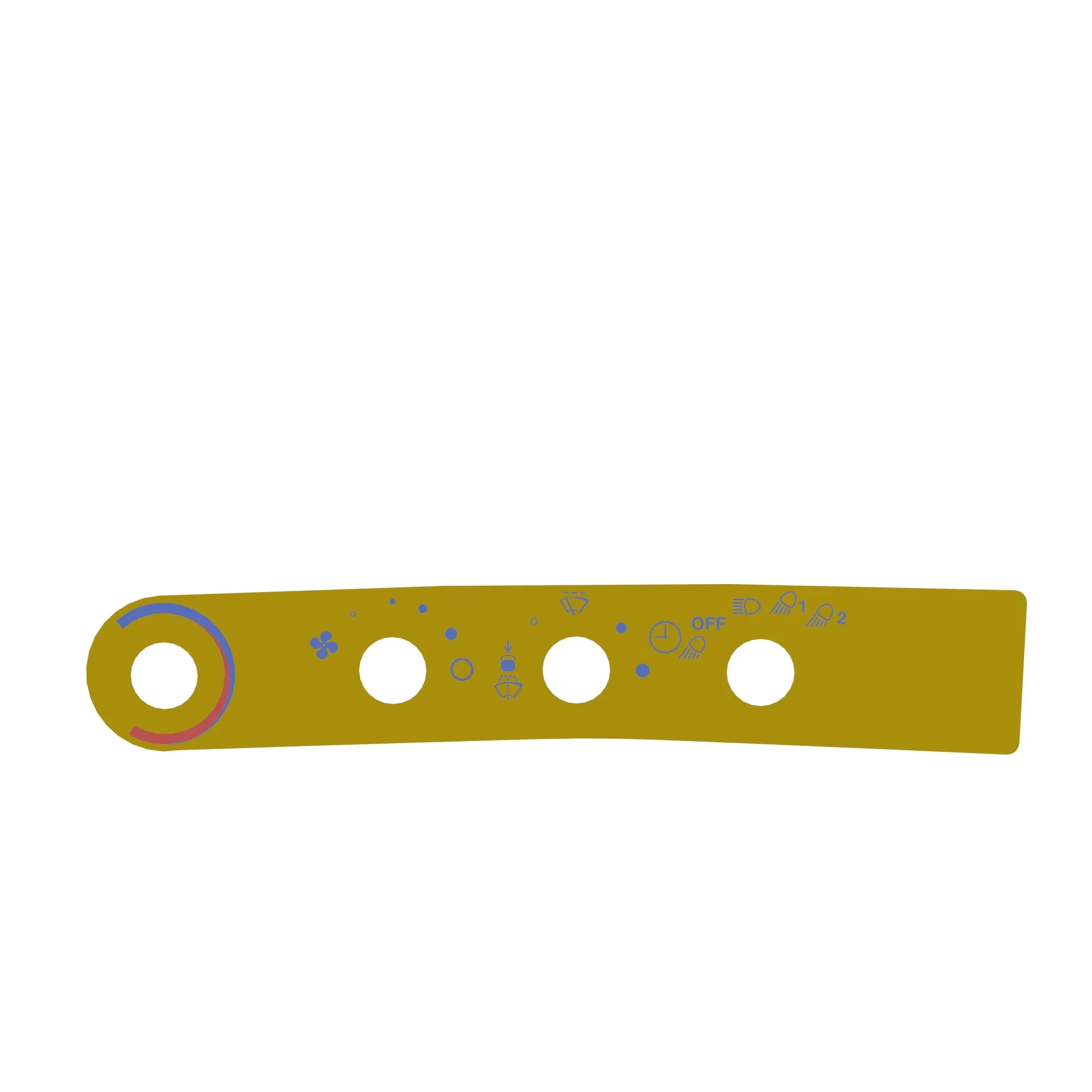 John Deere Right Side Console Label - R322645