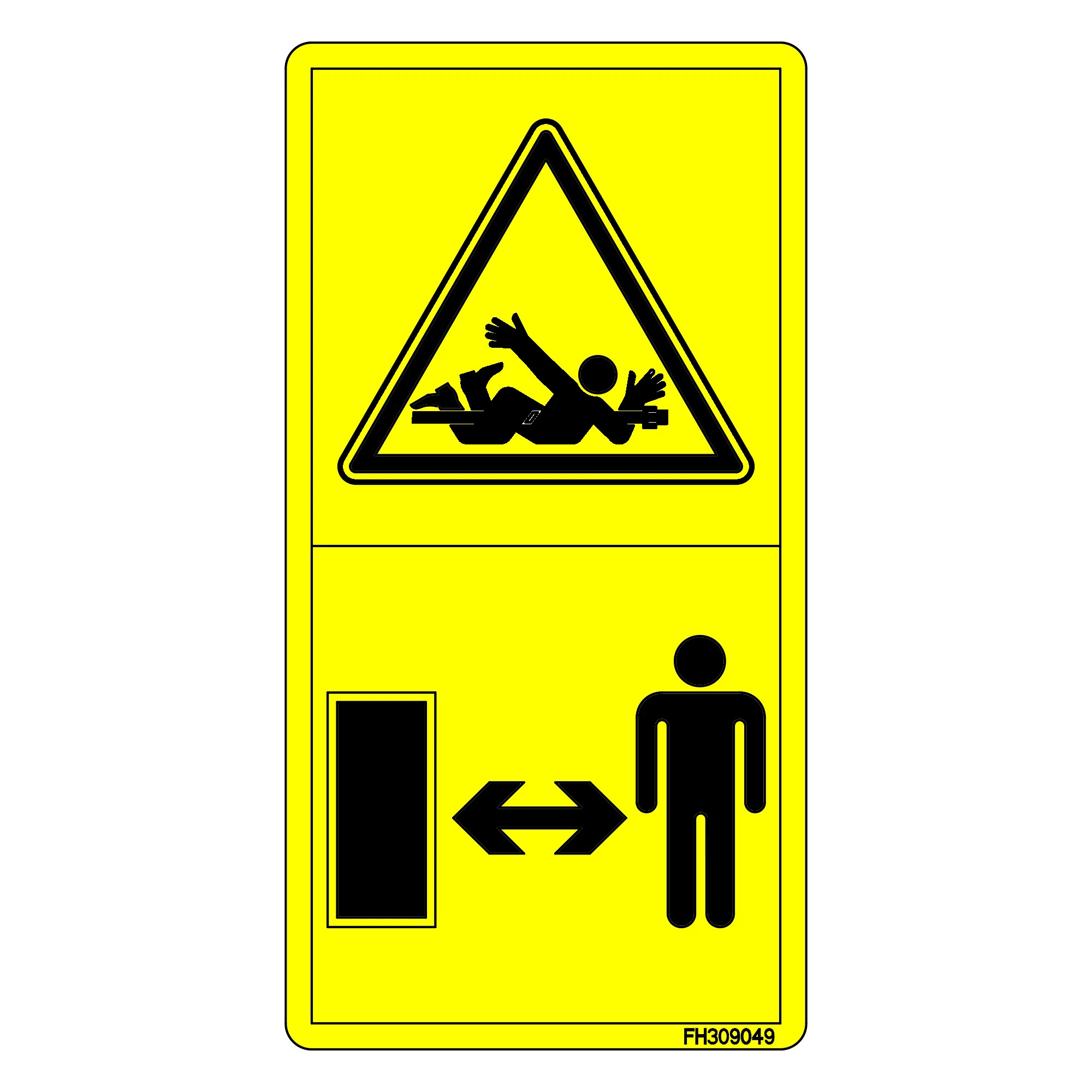 John Deere Safety Sign, Driveline Entanglement - FH309049