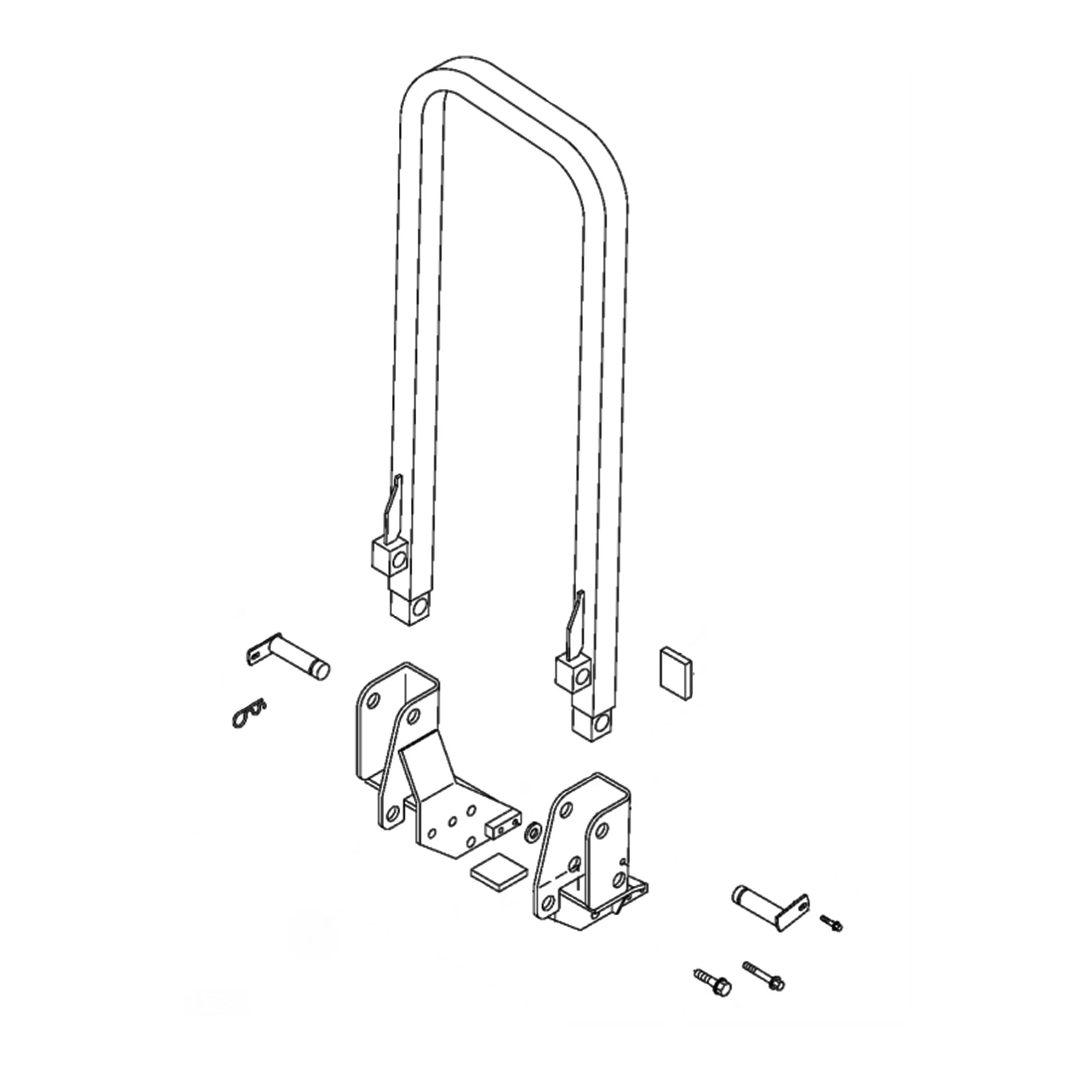 John Deere ROPS Roll-Gard - RE61728