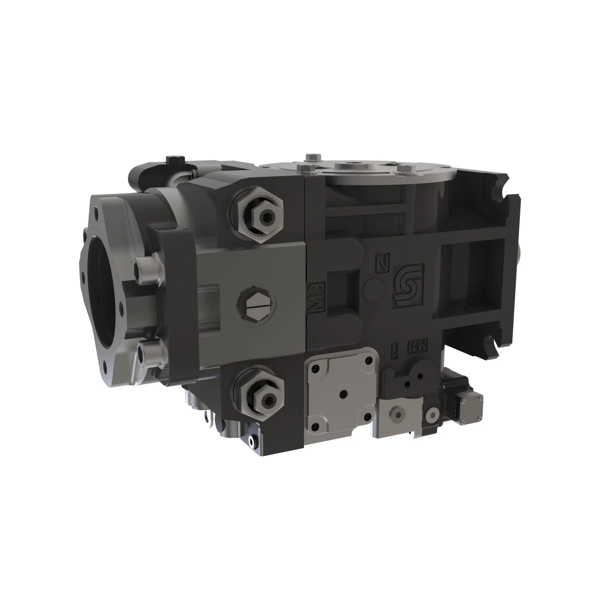 S90 PUMP WITH B TYPE AUX PAD SERIES 90 PUMP